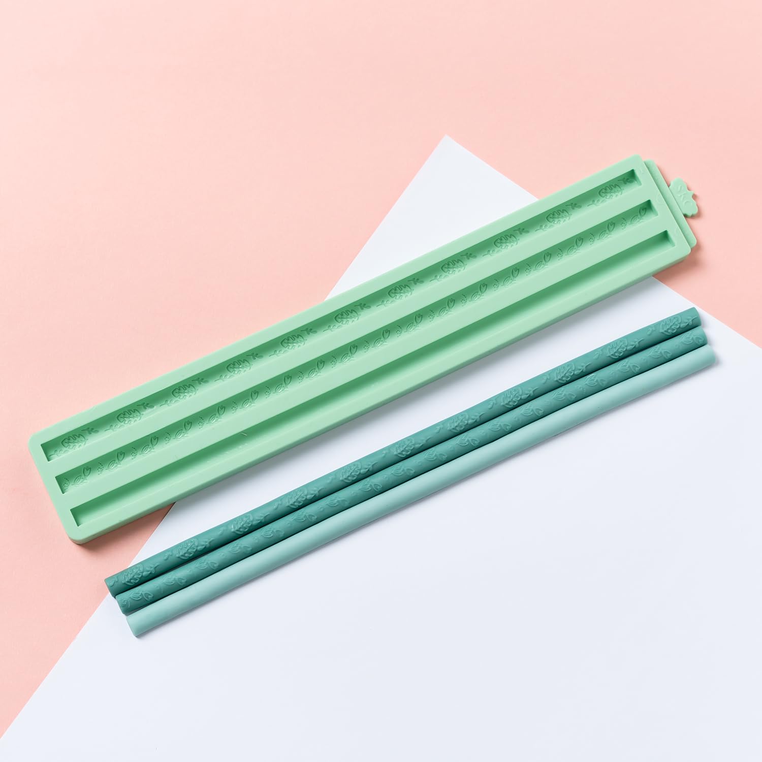 Kalaien Hemp Rope Fondant Molds, Baroque Silicone Molds For Crafts, Clay Mold With String Iod Mold For Cake Border, Knitting Cak