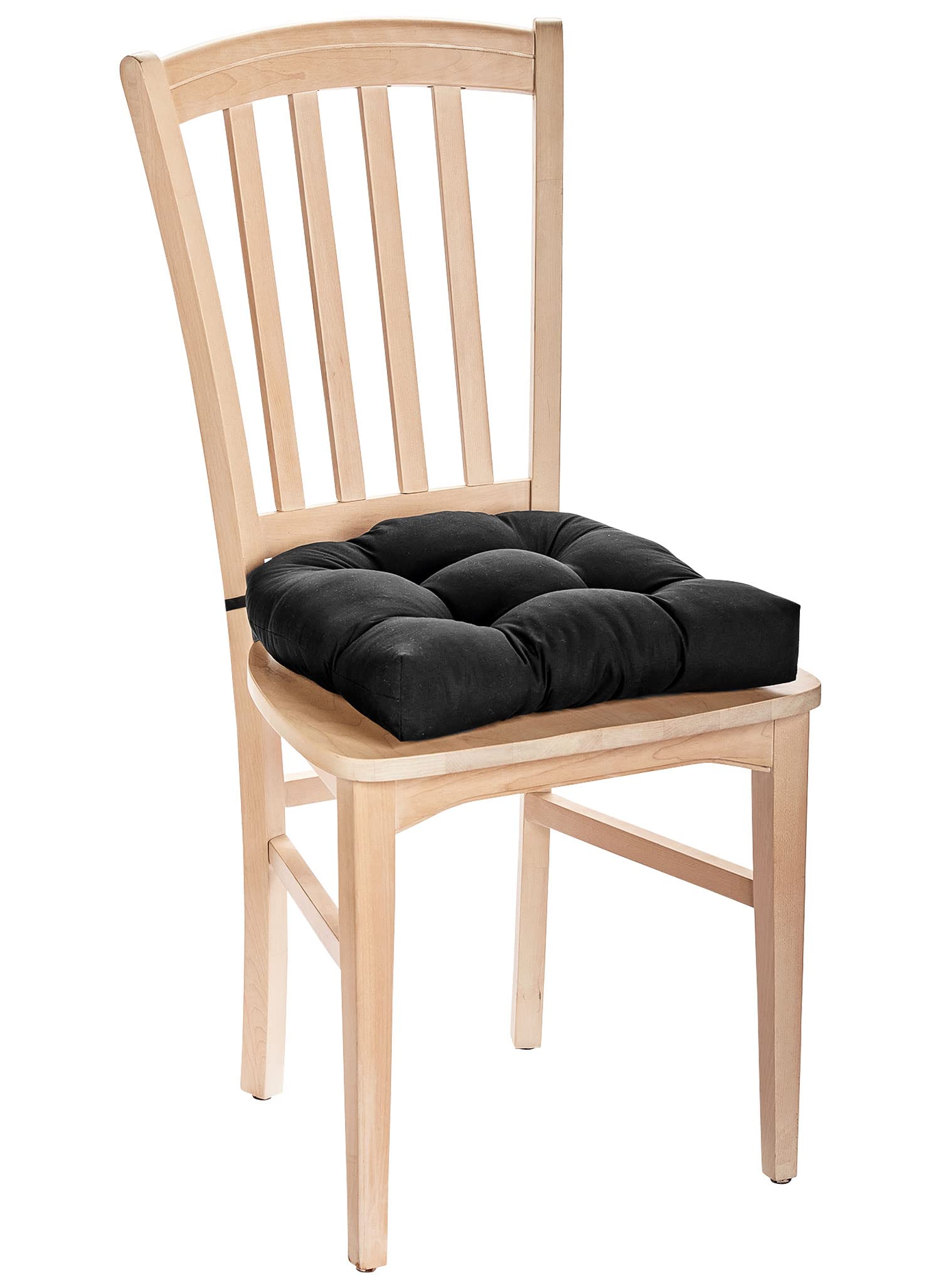 Commonwealth Home Fashions Commonwealth Chair Pads Polyester Black