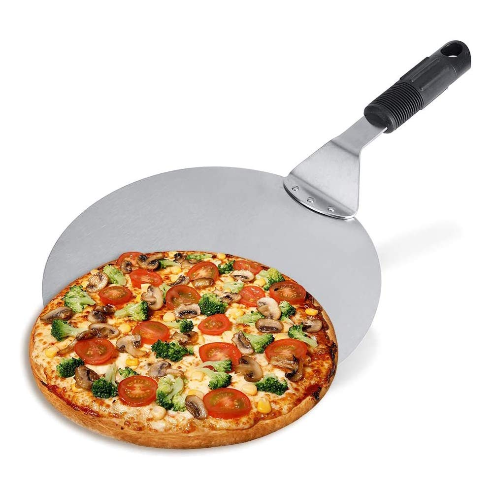 Topincn Premium Chefs Folding Pizza Turning Peel 10 Inch Foldable Metal Pizza Spatula For Oven And Grill Stone, Professional Piz