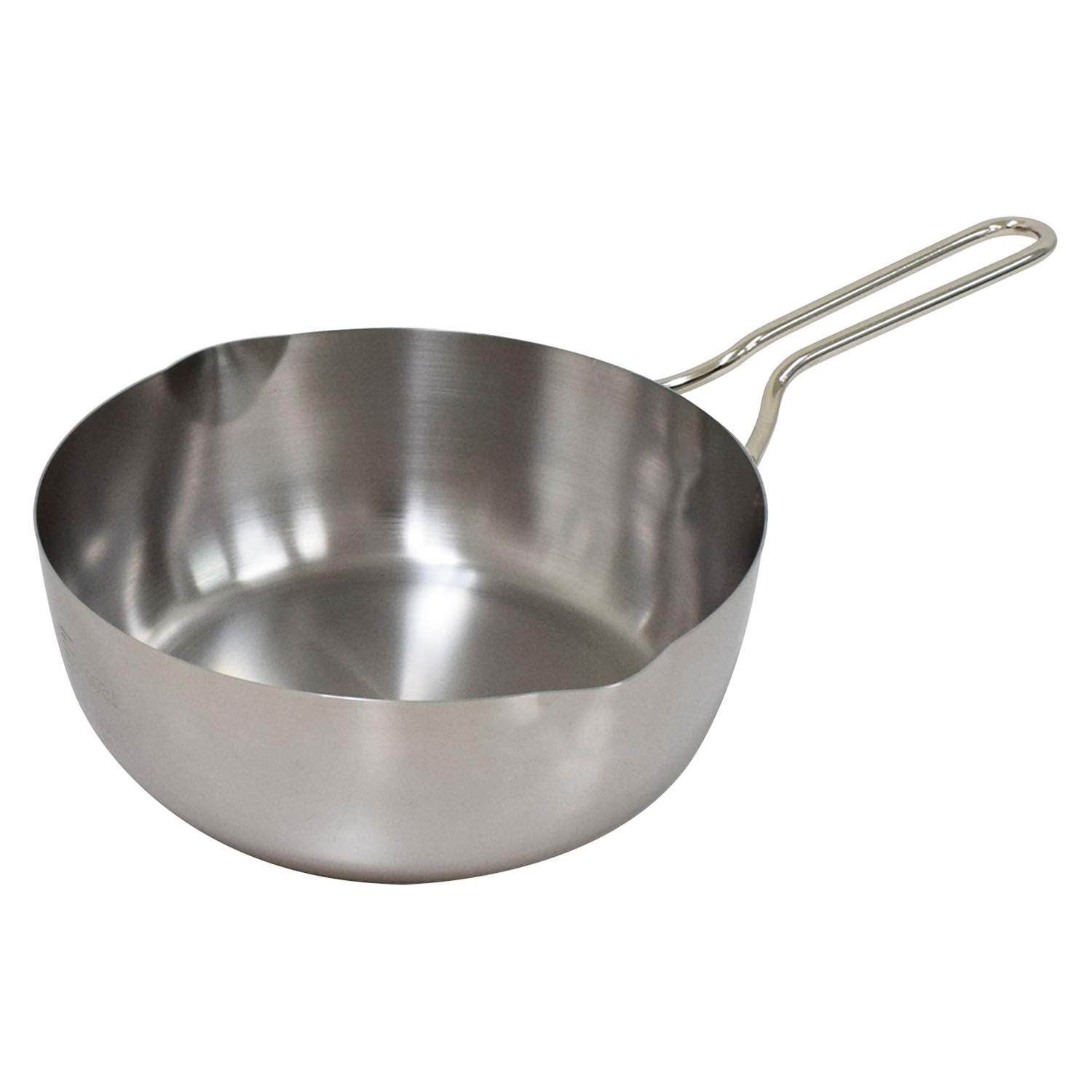 Urushiyama Metal Industries KSN22Y Snow Flat Pot 8.7 inches (22 cm), For Boiling, Frying, Various Cooking, Lightweight Design, 
