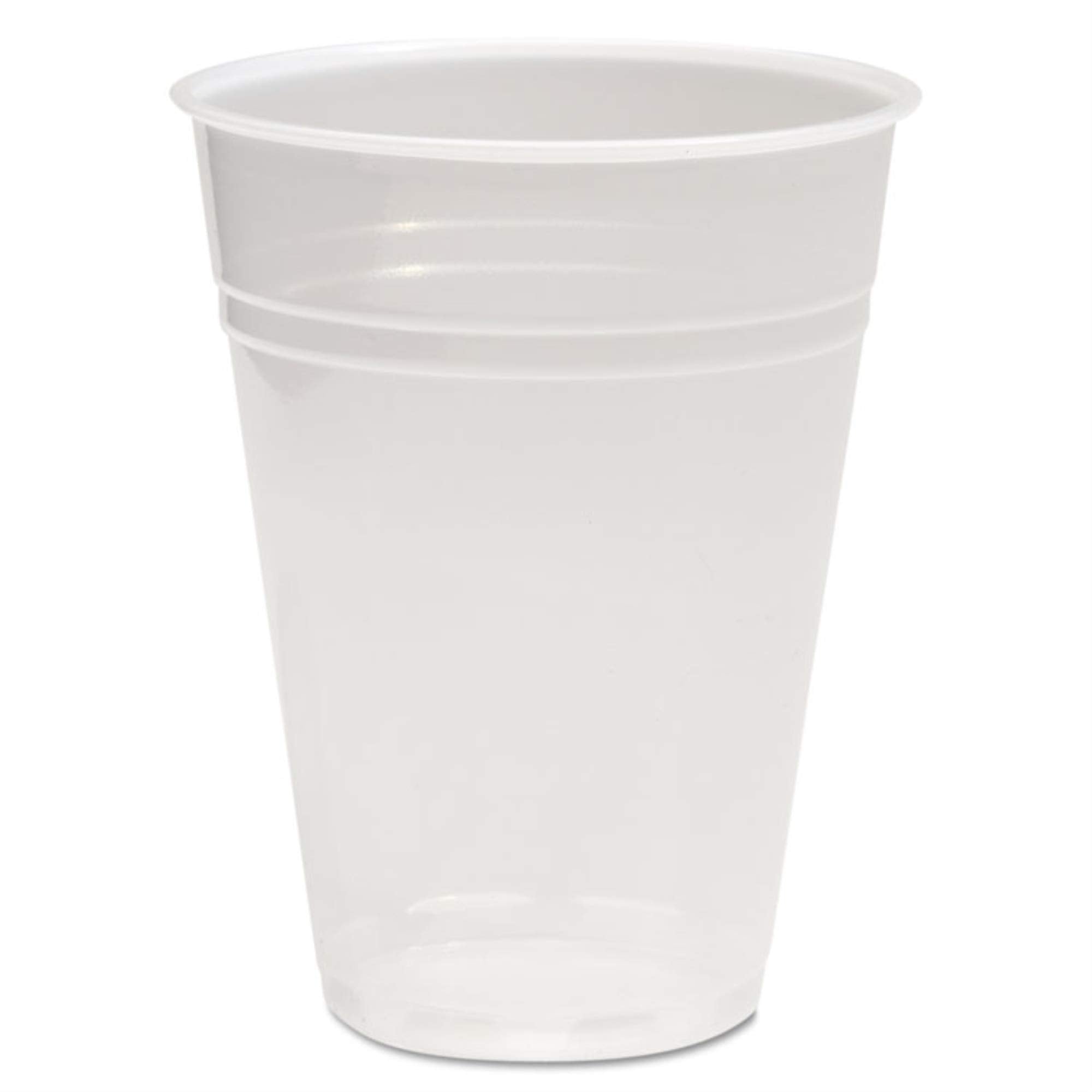 Boardwalk Bwktranscup9Ct 9 Oz. Polypropylene Plastic Cold Cups - Translucent (100 Cups/Sleeve, 25 Sleeves/Carton)