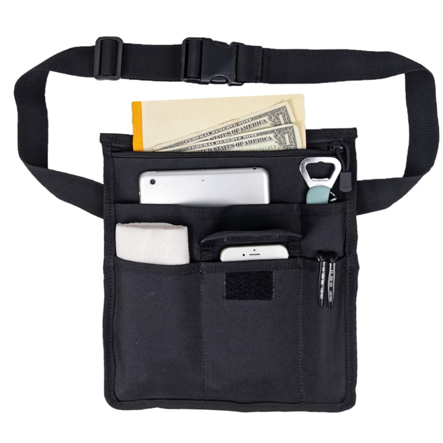 Newganbo Waitress Apron Server Aprons Serving Aprons For Waitresses Cute Reusable Restaurant Teacher Money Pouch With Adjustable