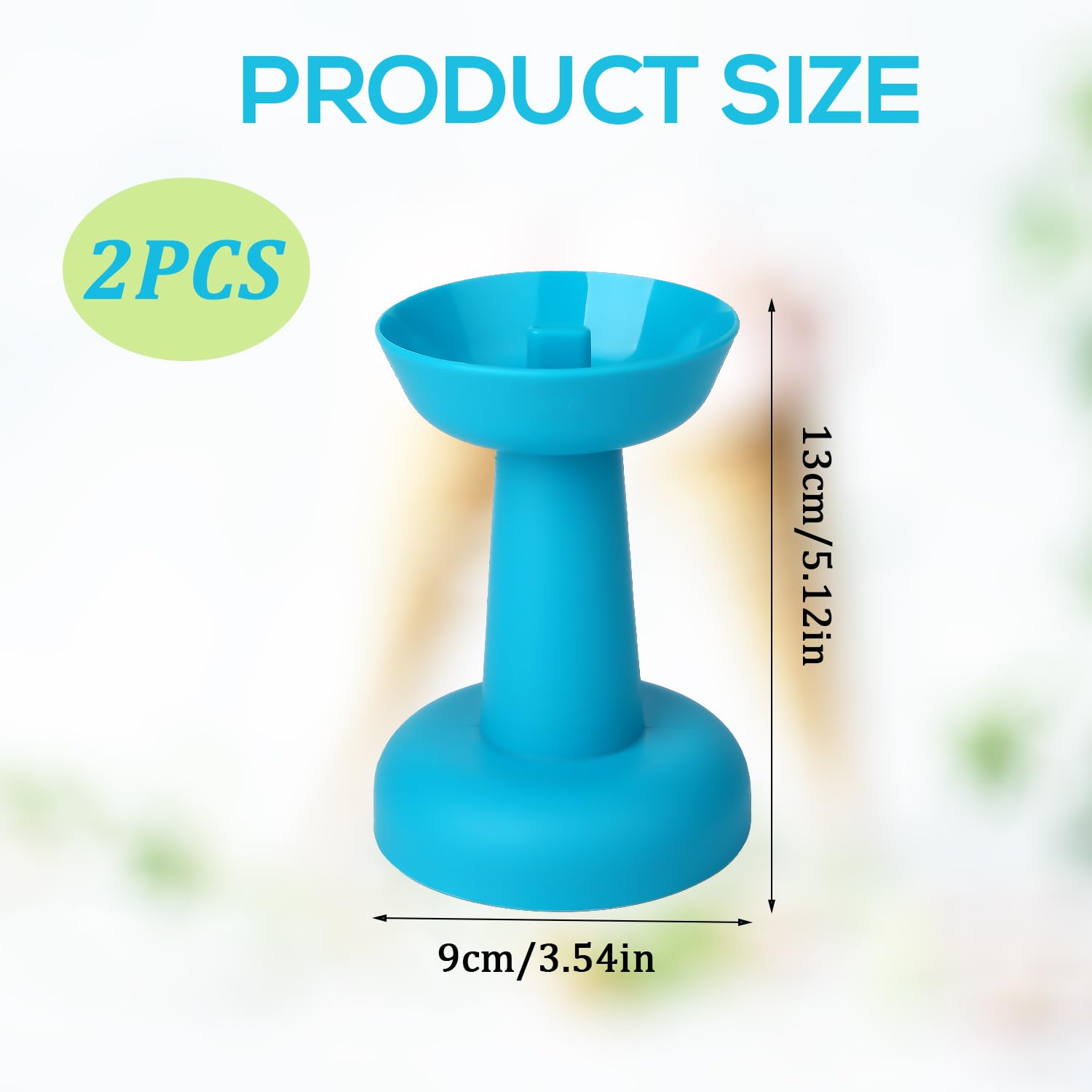 2Pcs Drip Free Popsicle Holder, Reusable No Drip Popsicle Holder For Kids No Freeze Ice Popsicle Holders Washable Ice Cream Cone