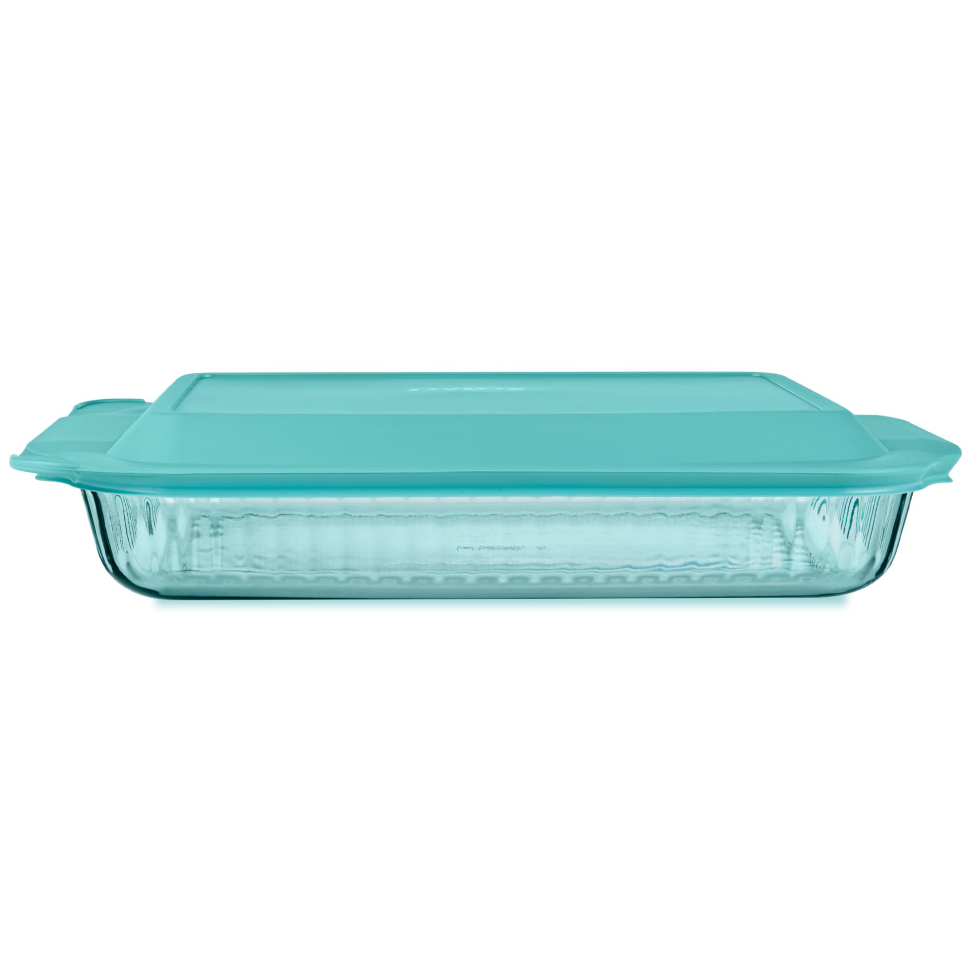 Pyrex Colors Tinted (9x13) Tinted Glass Baking Dish with BPA-Free Lid, Oblong Bakeware Glass Pan For Casserole & Lasagna, Dishwa