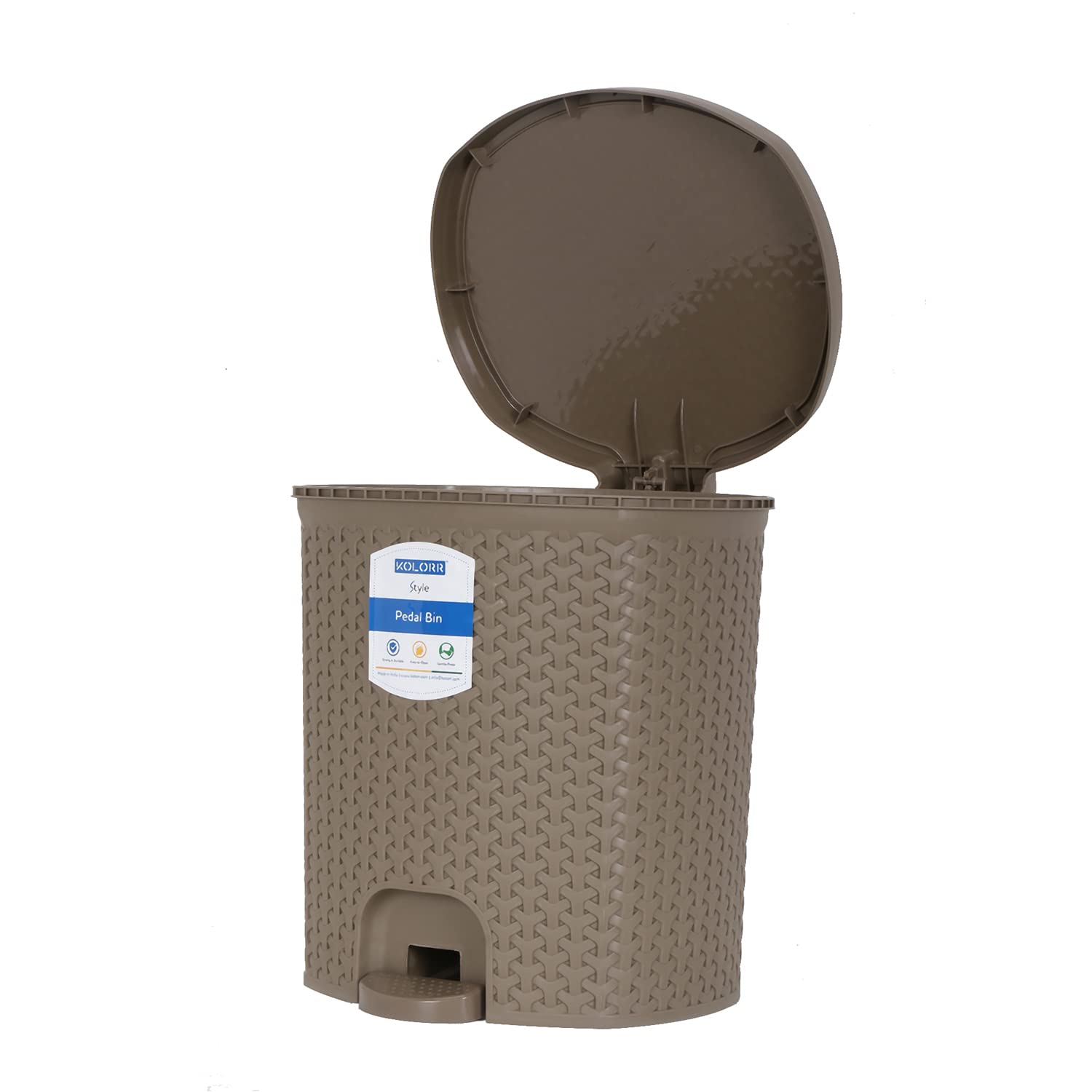 Kolorr Magnum Plastic Pedal Dustbin/Medium Size Trash Can/Garbage Waste Bin With Lid For Home, Kitchen, Office, Bathroom & Washr