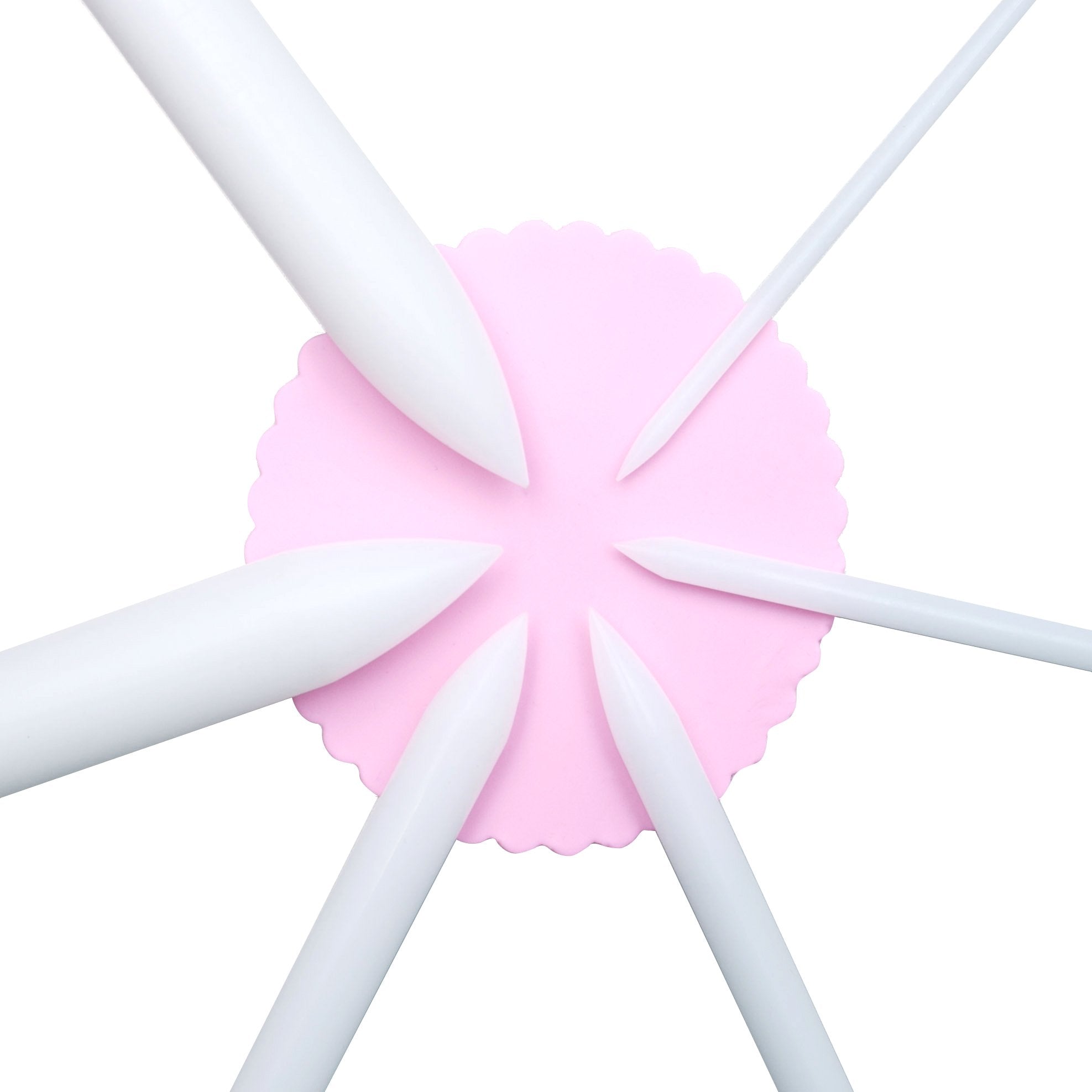 Lacupella Gumpaste Fondant Decorating Tool Frilling Ruffles Pin Set Pack Of 6 - Veiner Friller Scallop Sugarcraft Modelling