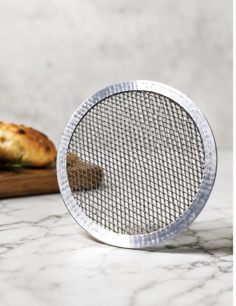 A.N.Traders Aluminium Pizza Screen Mesh Round Baking Jali 7 Inch