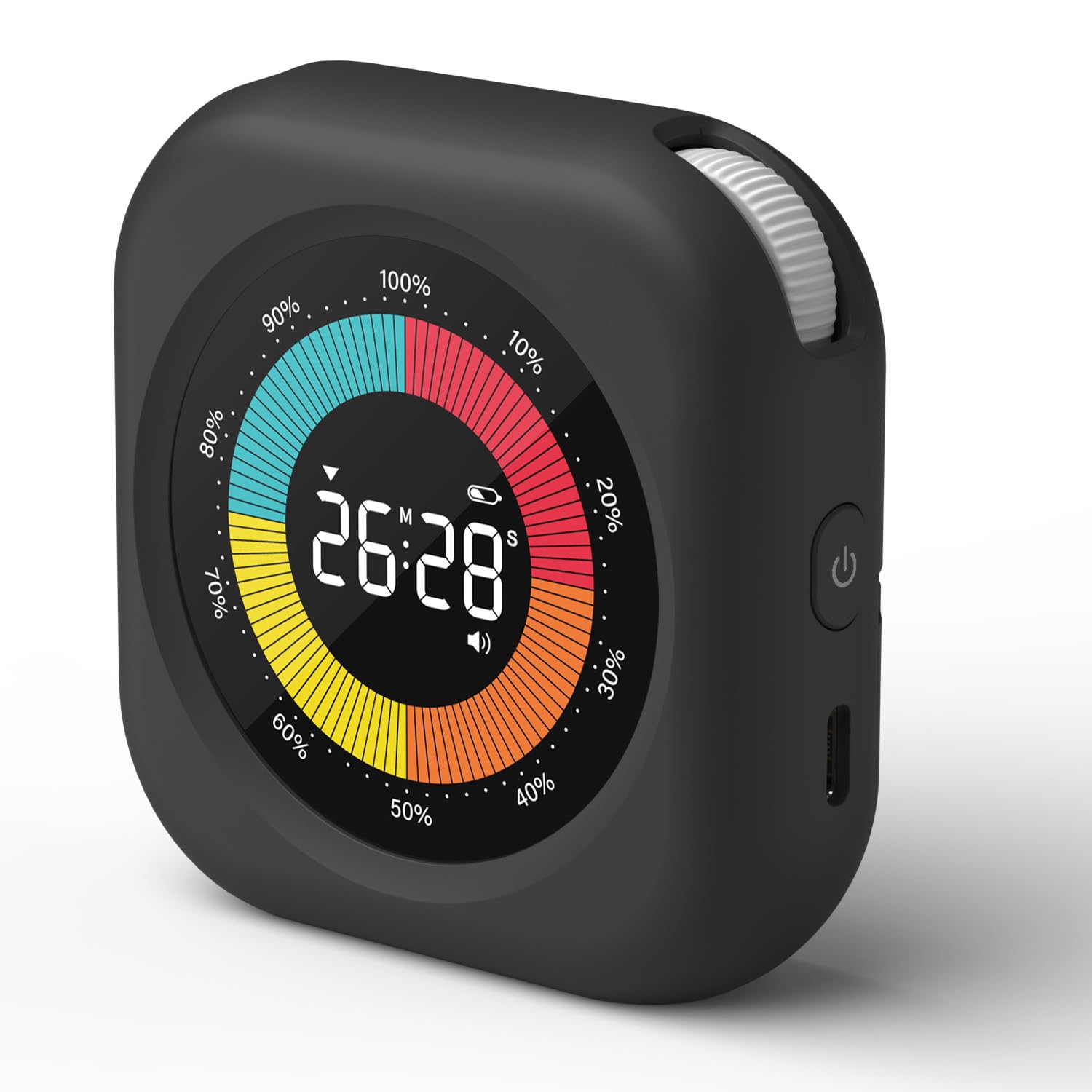 PERSUPER Visual Timer for Kids, Rechargeable 10Hour Countdown/Up Timer