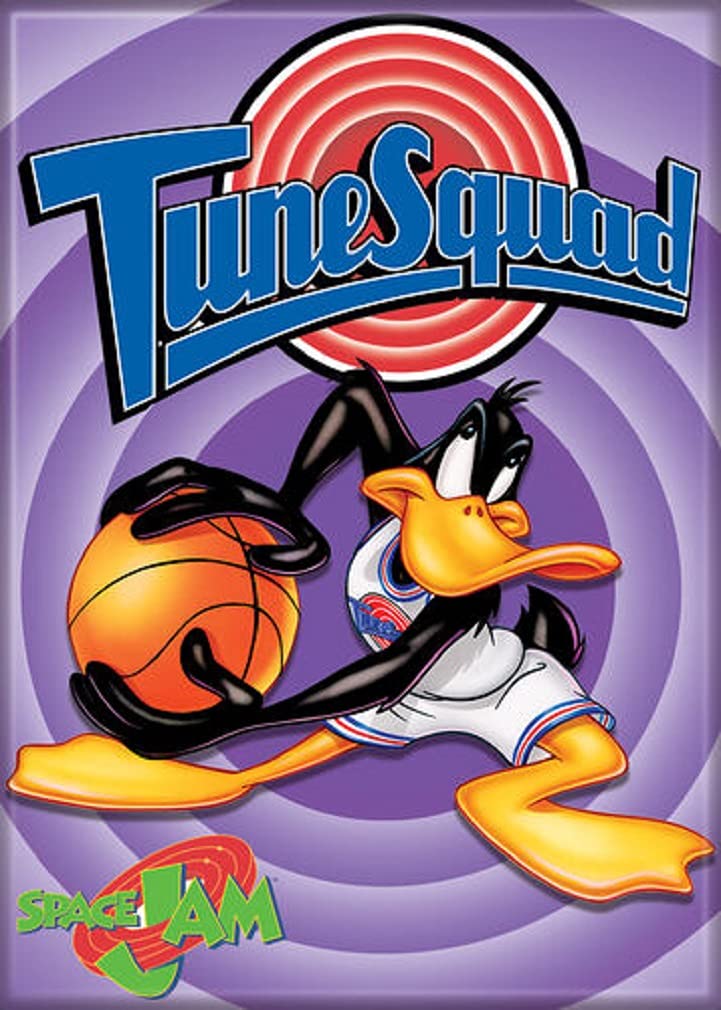 Ata-Boy Space Jam Daffy Duck 2.5'' X 3.5'' Magnet For Refrigerators And Lockers