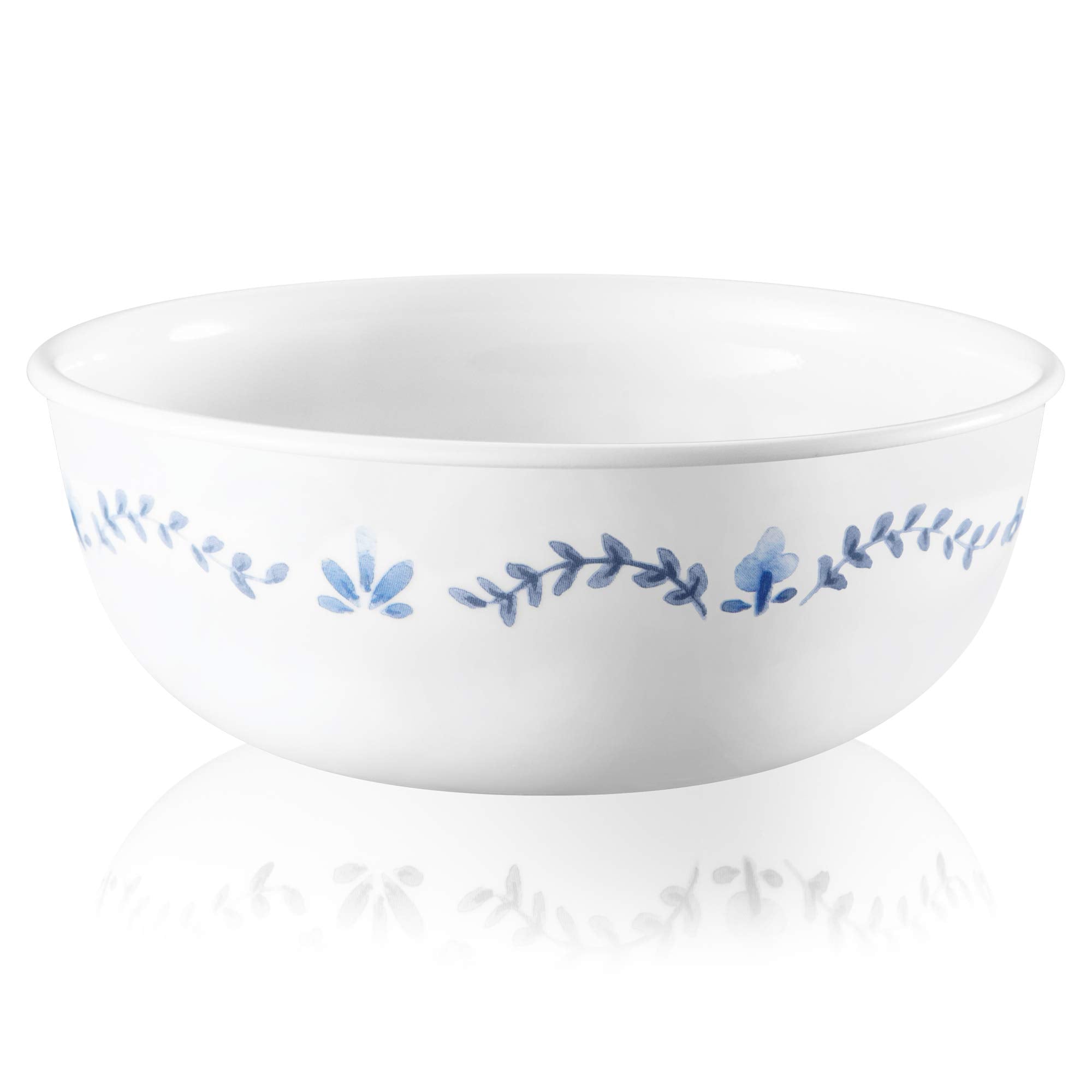 Corelle Vitrelle 6-Piece Soup/Cereal Bowl Set, Triple Layer Glass And Chip Resistant, 16-Oz Lightweight Round Bowls, Portofino
