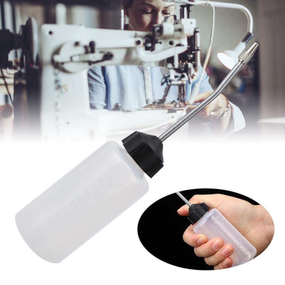 Heepdd 5Pcs Sewing Machine Oil Dispenser 120Ml Lengthened Nut Tip Oil Bottle
