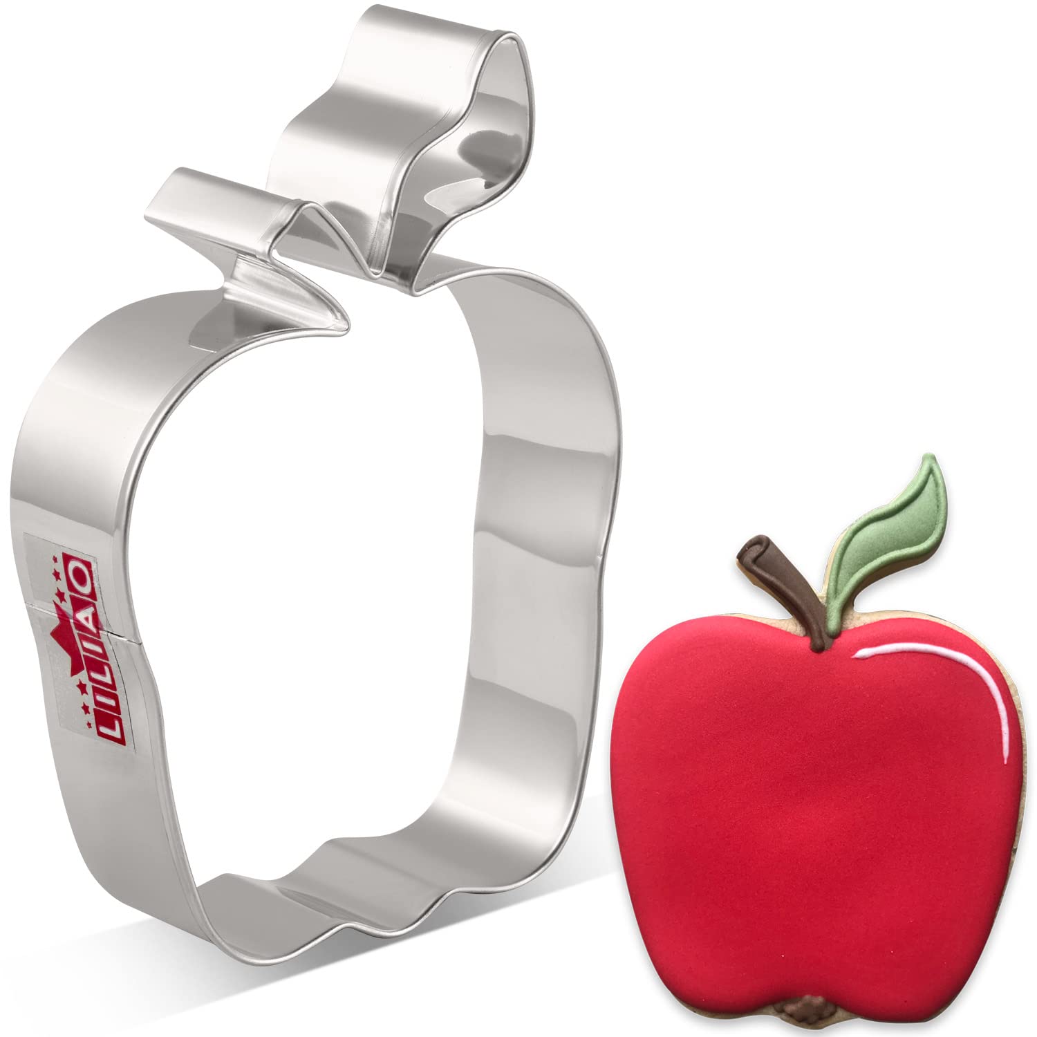 Liliao Apple Cookie Cutter Graduation/Back To School/Thanksgiving - 2.8 X 4 Inches - Stainless Steel