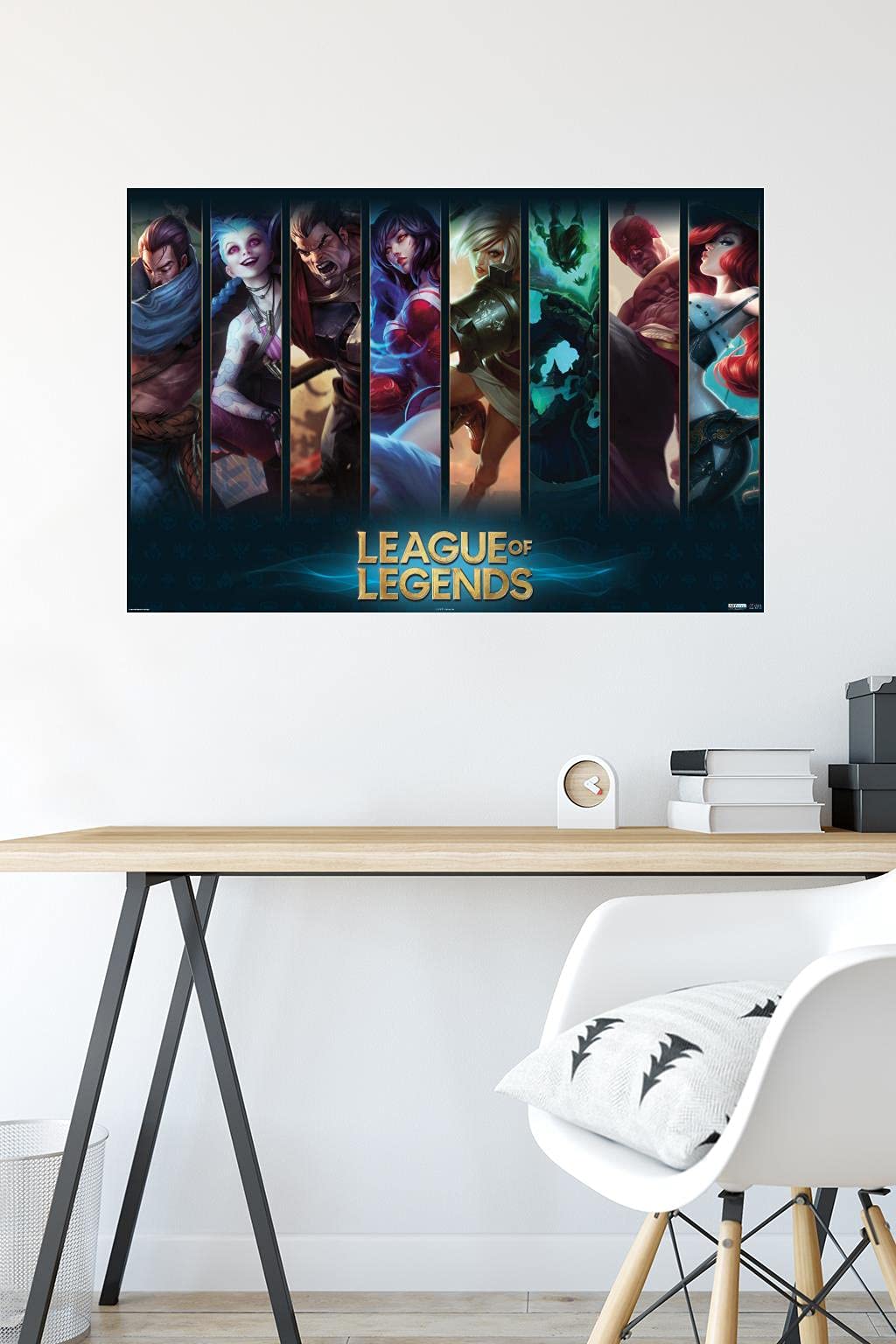 Trends International League Of Legends - Champions Wall Poster, 34L X 22.4W, Unframed Version
