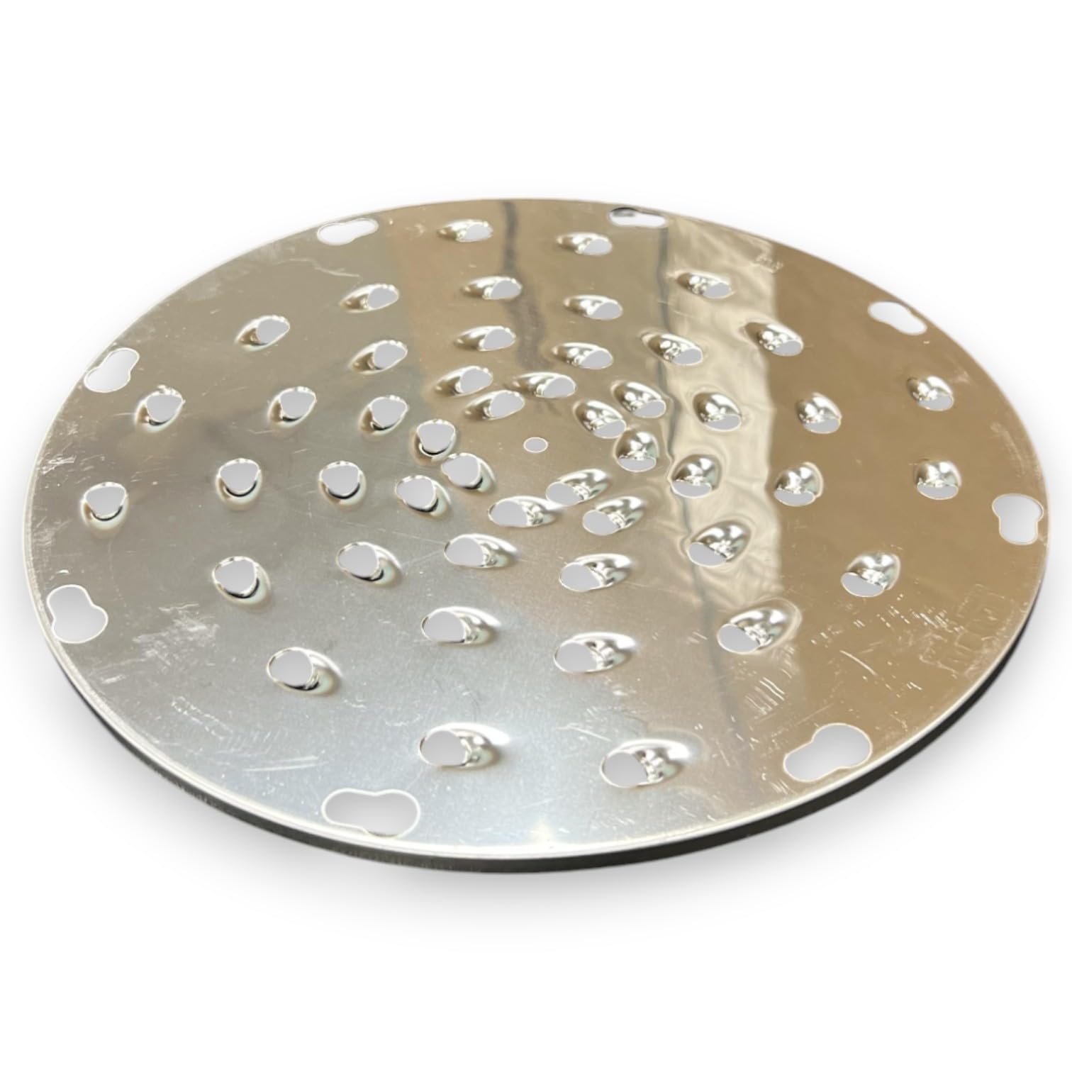 ALFA International VS-12SD-5/16 5/16'' Holes Grating/Shredding Disc Plate  Medium  Stainless Steel