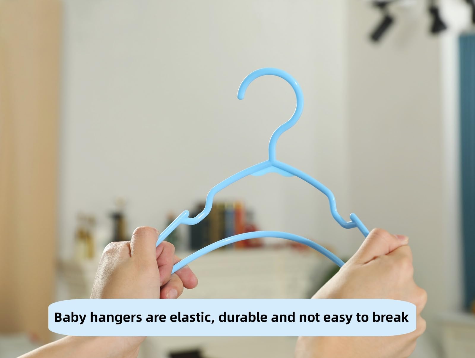 100 Pcs Baby Nursery Closet Hangers,Non-Slip Laundry Infant Pant Hanger For Newborn Clothes Gift,Ultra-Thin Child Coat Hanger Fo