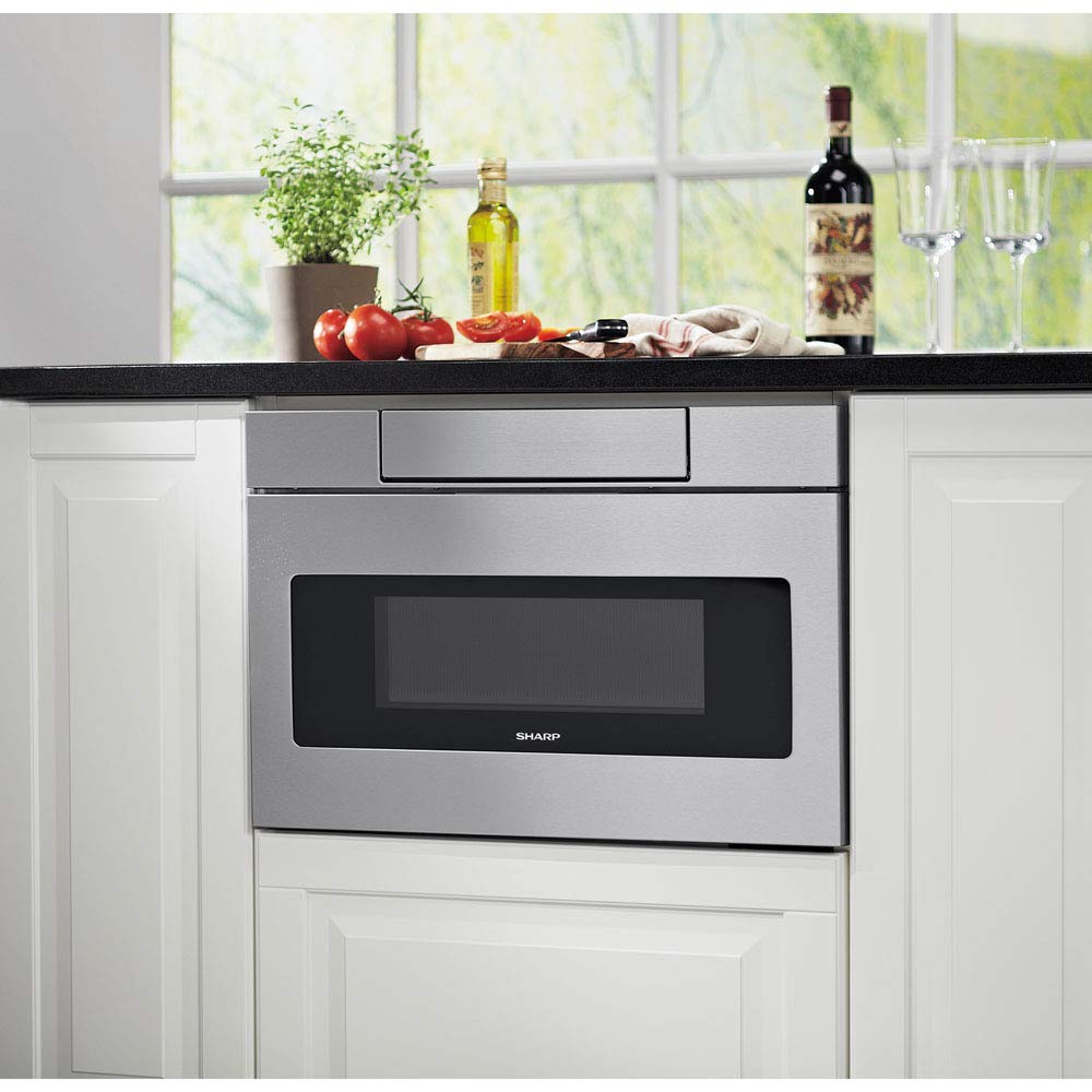 Sharp Built-In Microwave Drawer, Stainless Steel - Smd3070Asy Model