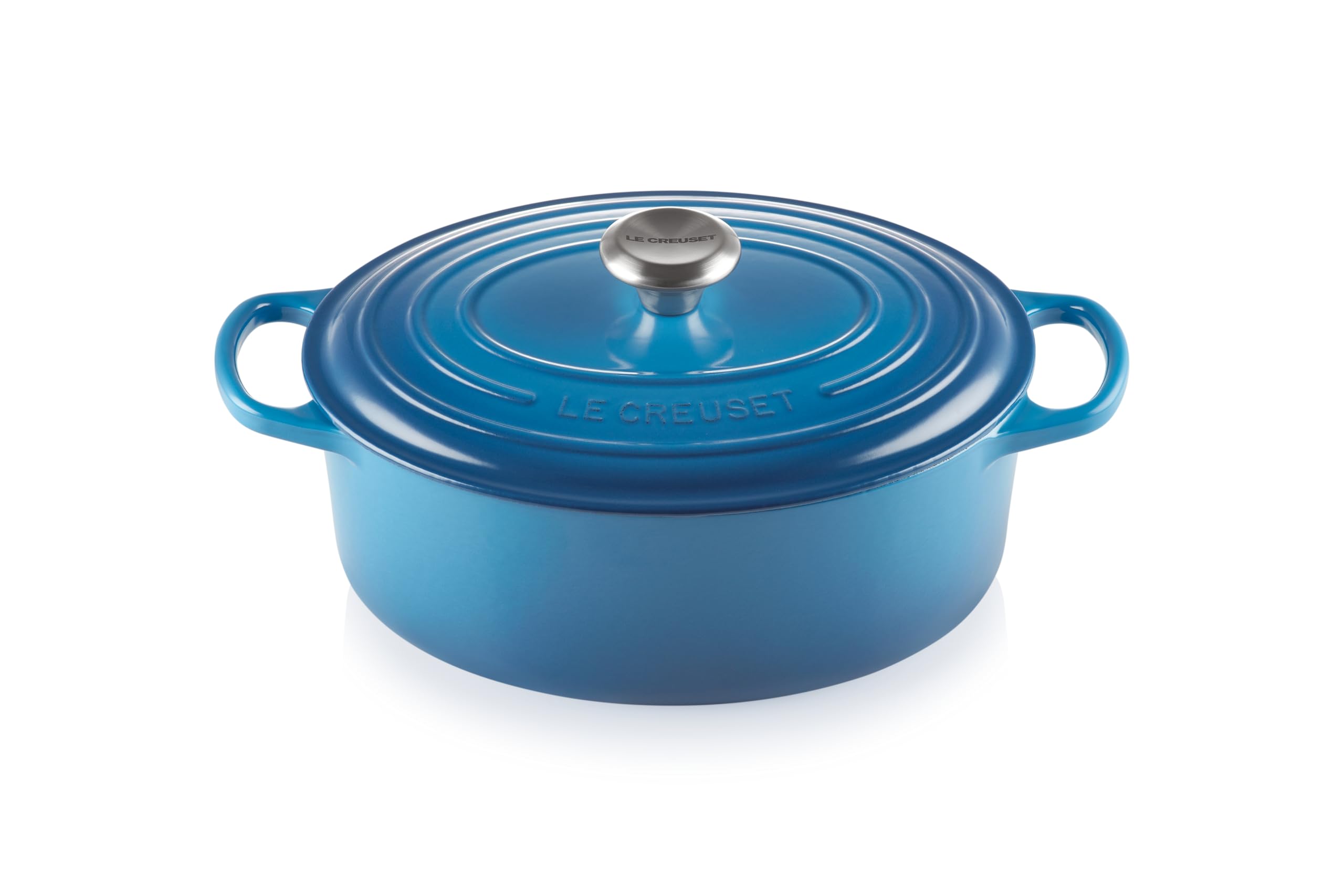 Le Creuset Enameled Cast Iron Signature Oval Dutch Oven, 5 Qt. , Marseille