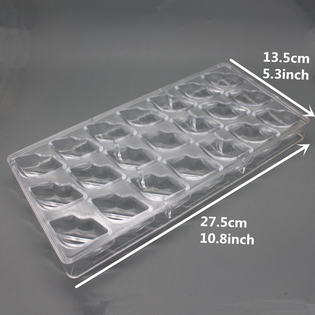 Goldbaking Lips Chocolate Mold Polycarbonate Chocolate Candy Molds