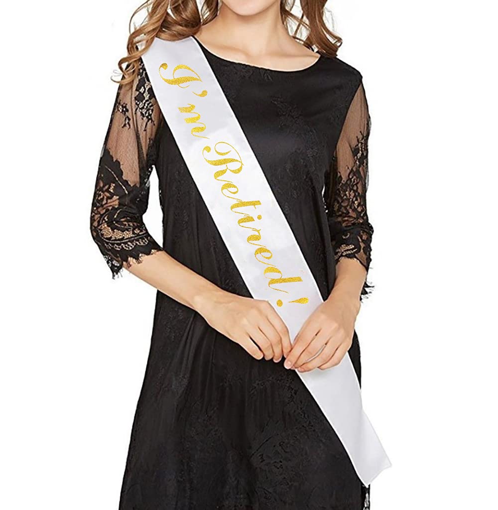 Jetkong Retirement Party Decorations Retired Tiaracrown, Retired Sash For Women Retirement Gifts, Retirement Party Supplies, Gif