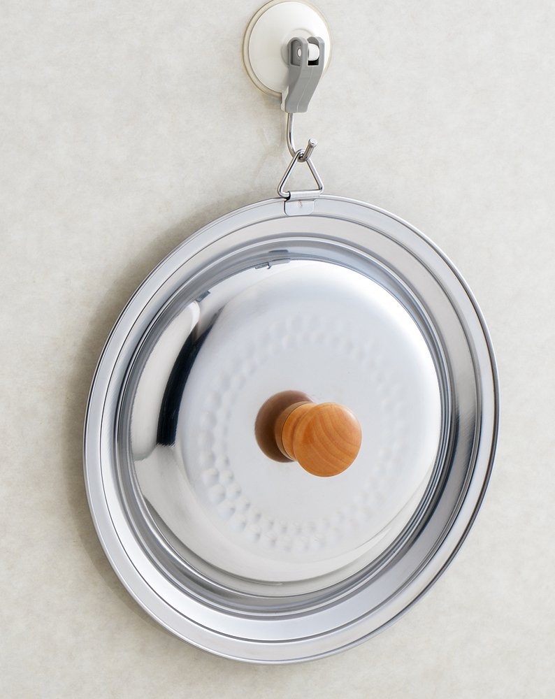 Yoshikawa Yh9498 Stainless Steel Snow Flat Pot With Dual Lid 7.1/7.9 Inches (18/20 Cm)