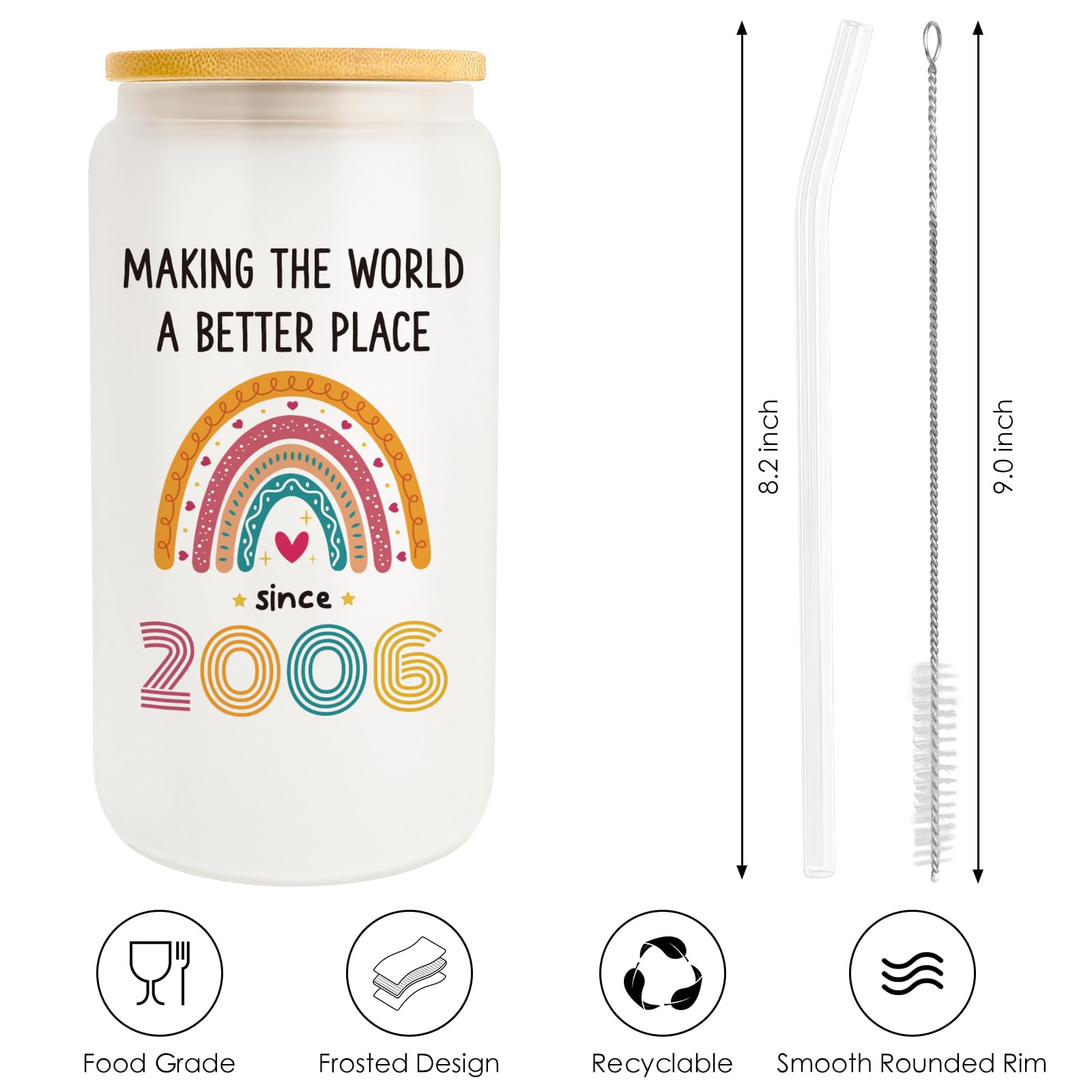 18Th Birthday Gifts For Girls, Girls 18Th Birthday Gifts, 2006 Birthday Gifts, Happy 18Th Birthday Gifts For Her, Daughter, Niec