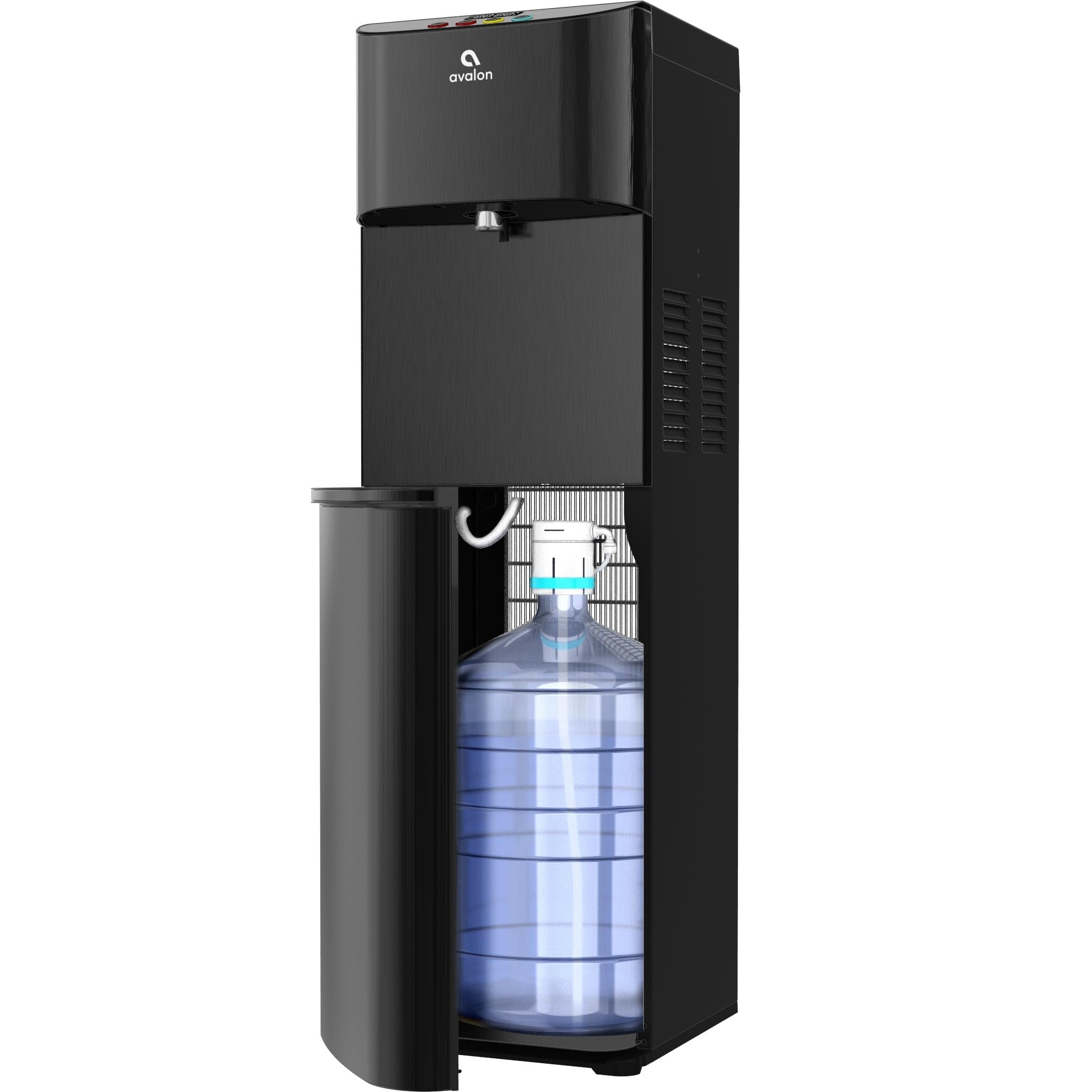 Avalon Electronic Bottom Loading Water Cooler Dispenser - 3 Temperatures, Hot, Cool & Cold, Digital Clock with Temperature Contr