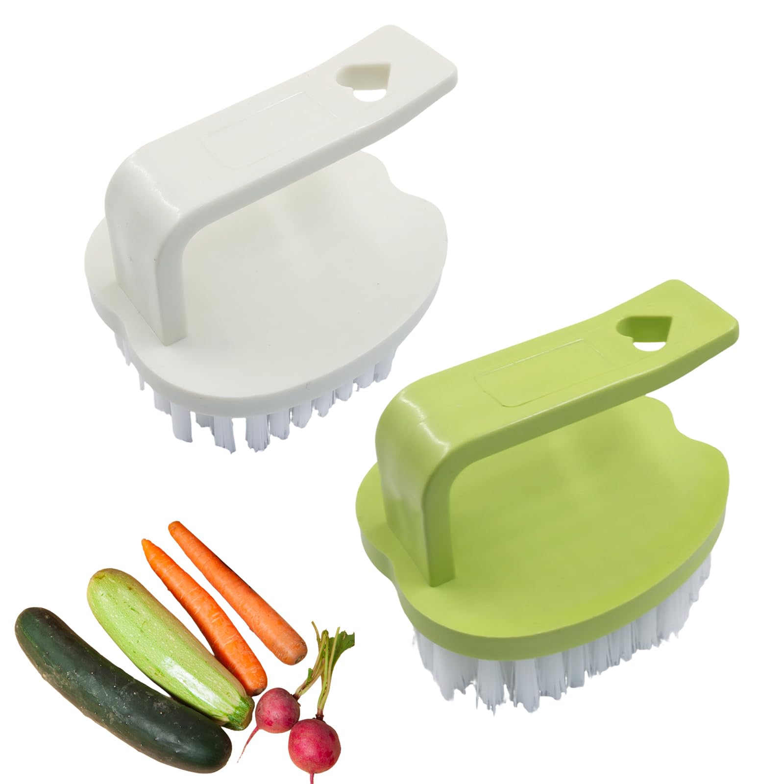 OSVJE 2 Pack Vegetable Scrubber Brush