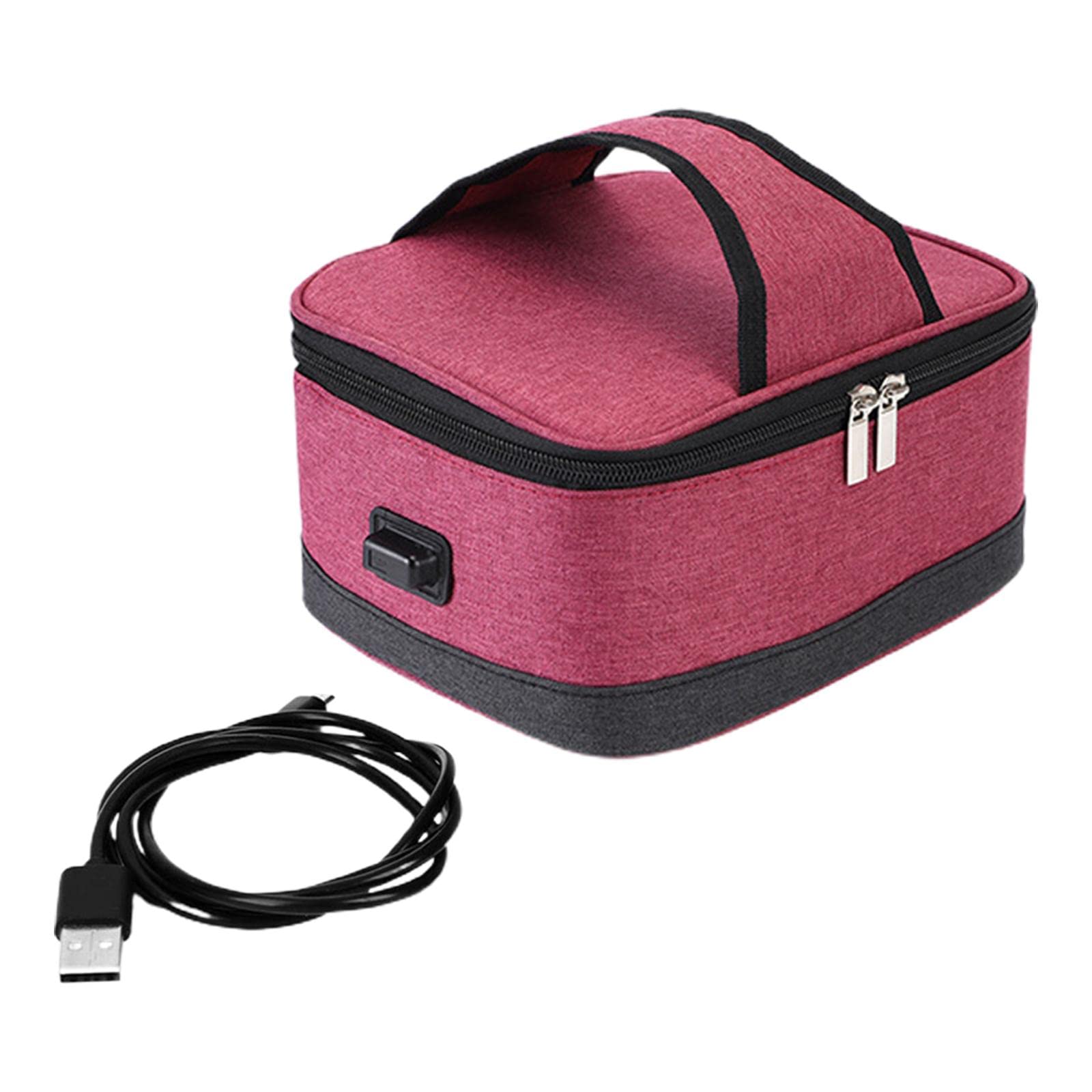 Ecomistiq Usb Lunch Box Electric Thermal Bag Food Warmer For Car Cooking Working Red|Lunch Boxes|Kitchen Storage & Containers|Ki