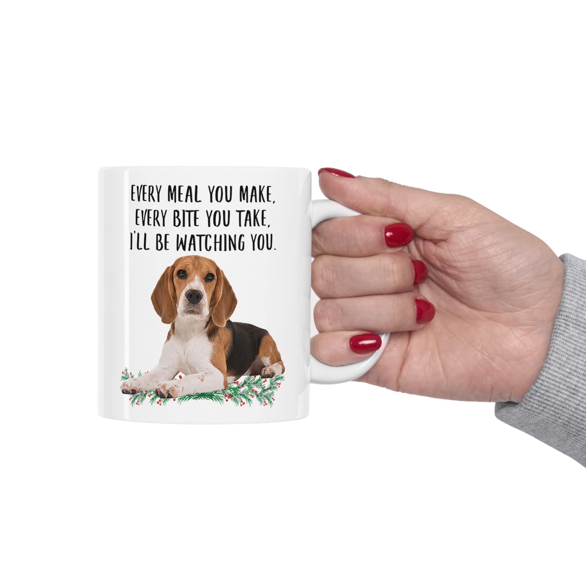 Lovesout Funny Beagle Tri Color Gifts For Women Mother's Day 2024 Every Meal You Make Every Bite You Take Coffee Mug Ceramic Cup