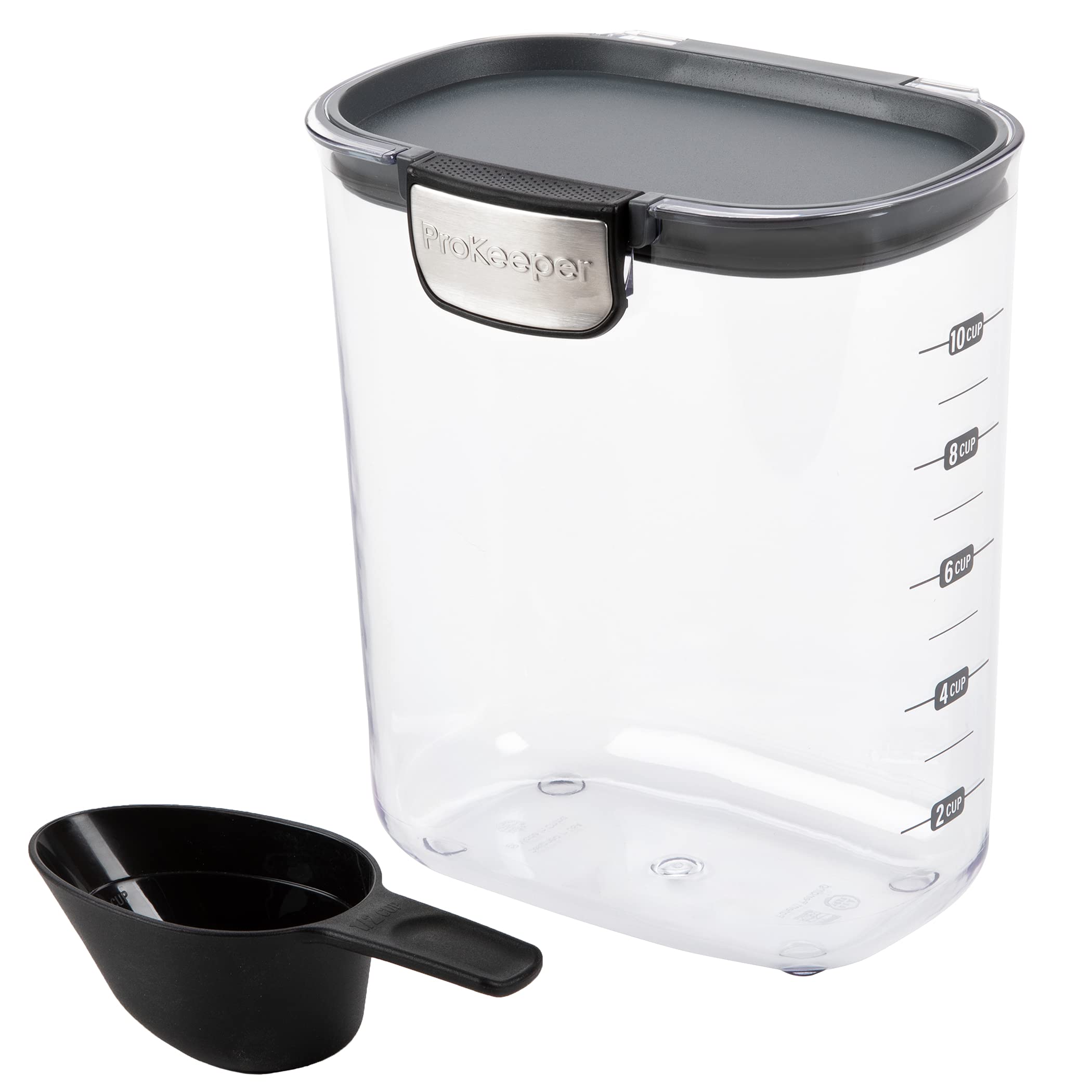 ProKeeper 2.5 Quart Grain Keeper Multipurpose Airtight Stackable Food Storage Container