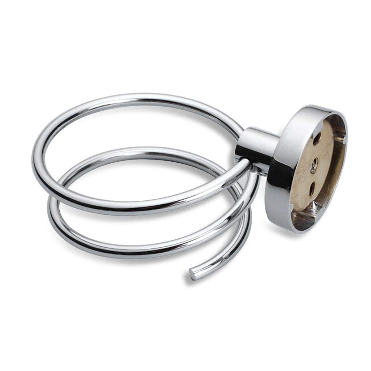 Hair Dryer Holder Hair Dryer Rack Wall Mounted Stainless Steel Shelf Storage For Bathroom Walls