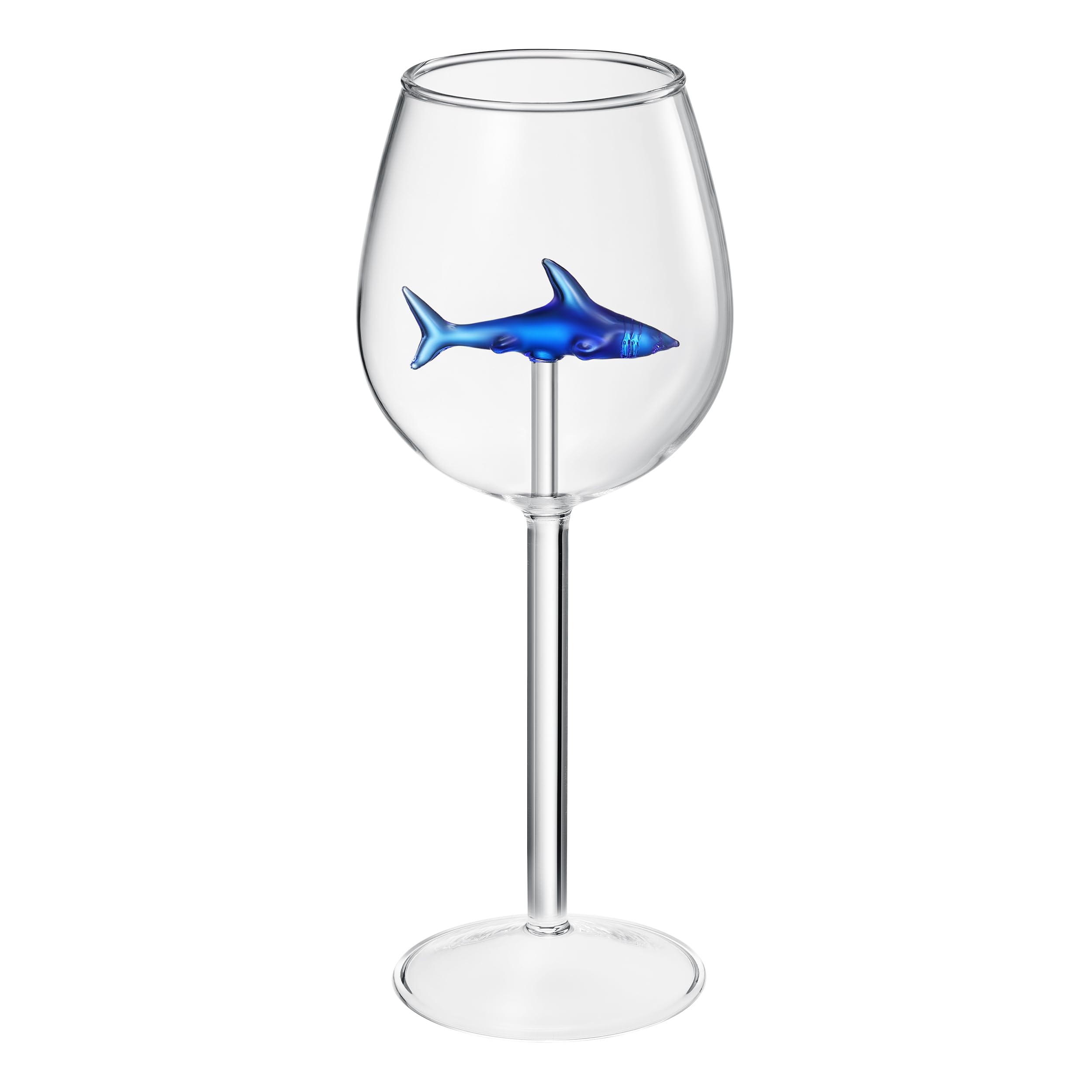 Shark-Inspired Wine Glasses Set of 2 – 13oz