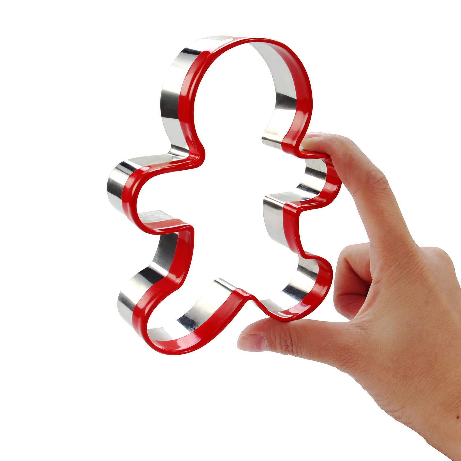 Surgehai Cookie Cutters Set Of 3, Gingerbread Man Cookie Cutter Tools