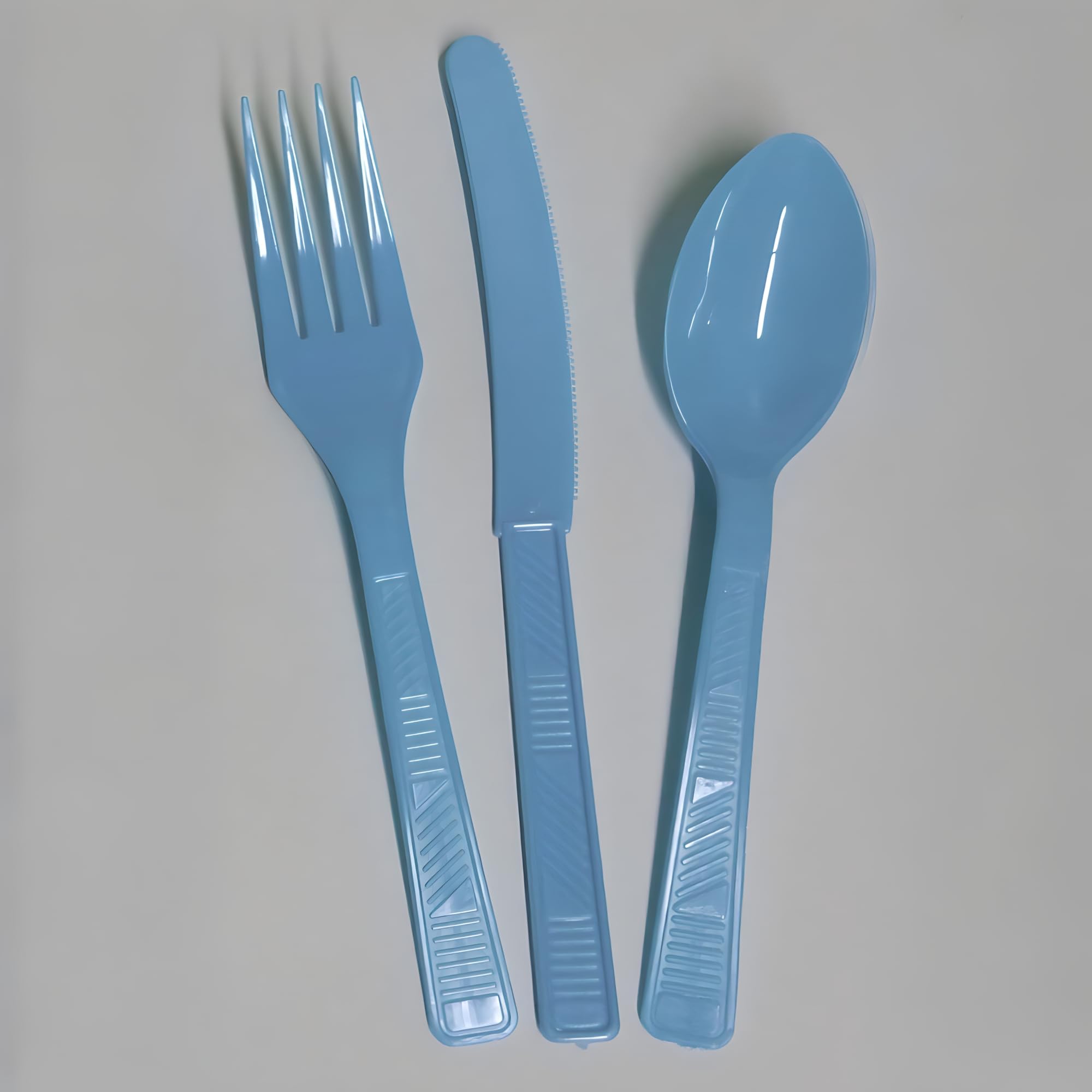 Party Dimensions, Light Blue 48 Count Cutlery Combo, 16 Servings