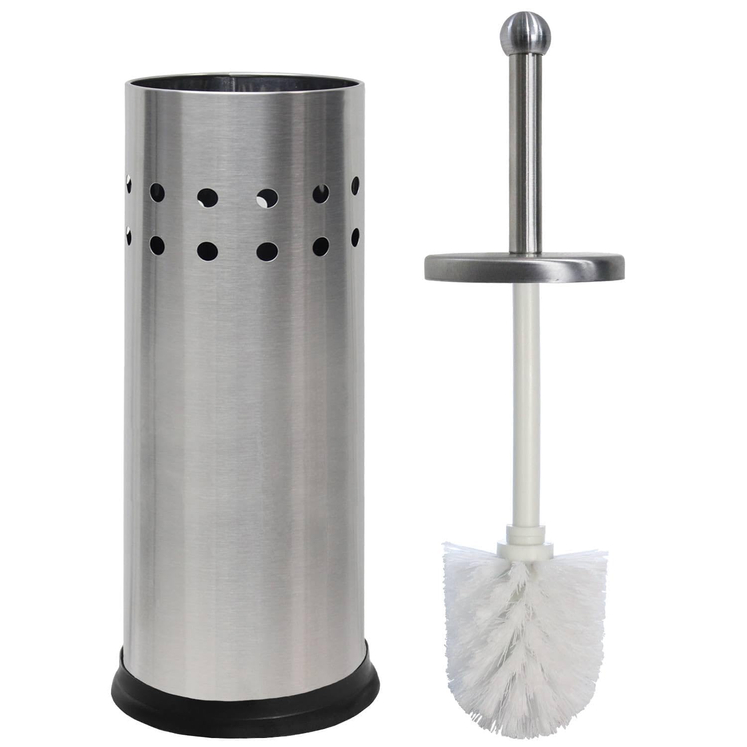 Hebezon Toilet Cleaner Brush, Stainless Steel Long Handle, Non Slip, Flexible, Multipurpose Cleaning Tool, (Pack Of 1)
