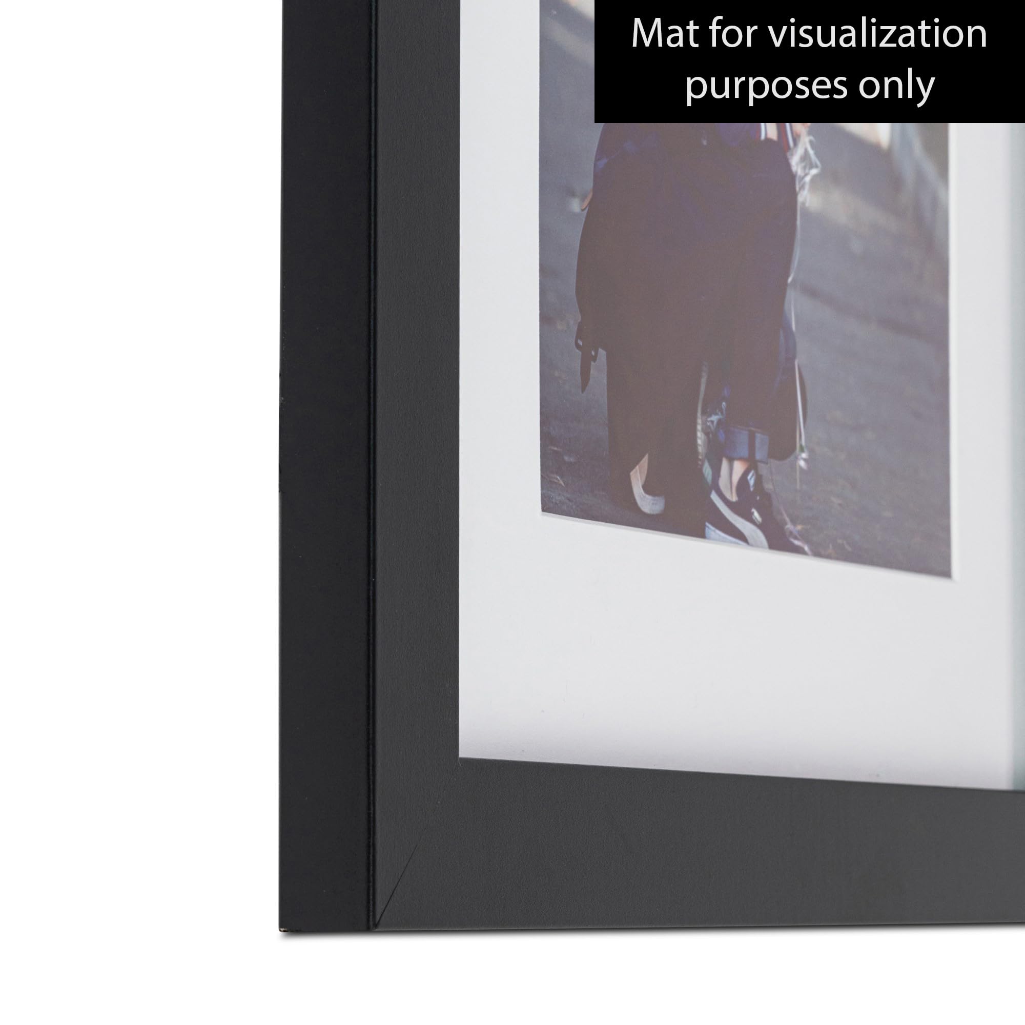 ArtToFrames 13x18 inch Black Picture Frame, 2WOMFRBW72079-13x18