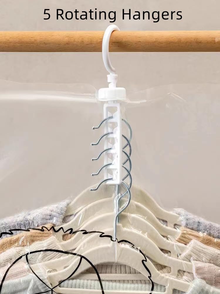 Sunhorde Hanging Space Bags Vacuum Storage Bags For Clothes, Dress, Winter Coats, 6 Pack 53.1X27.6 Inch, Large Reusable Garment