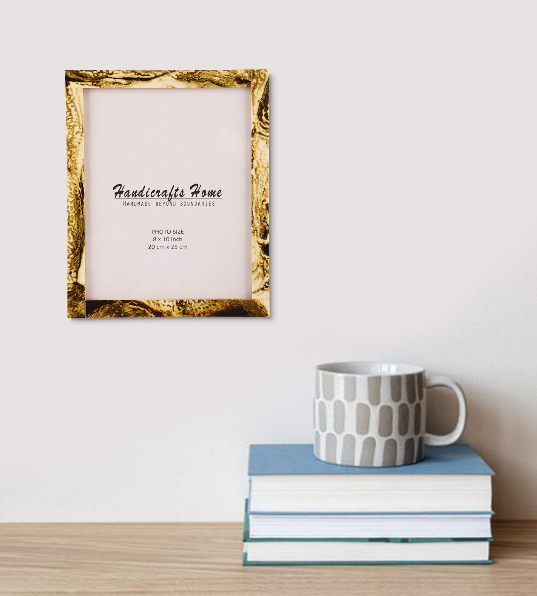 Handicrafts Home 8x10 Picture Frames Pack of 2 - Deco Collection Handcrafted Photo Frames, Perfect for Wall & Tabletop Display,