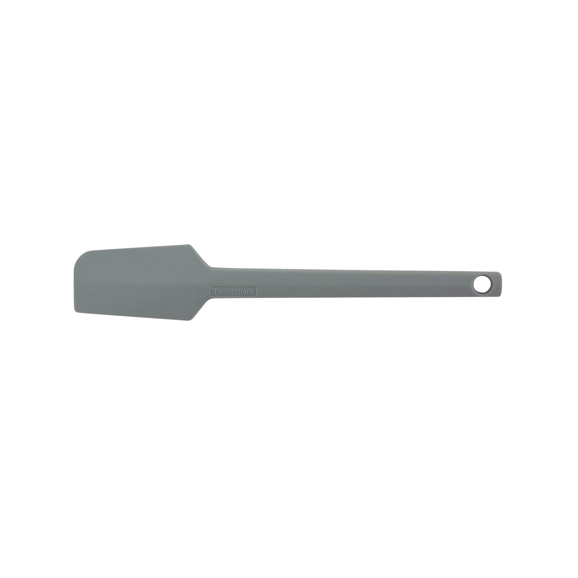 Taste Of Home 4 Piece Ash Gray Silicone Utensil Set - Includes Spatula, Spoonula, Basting/Pastry Brush & Mini Spatula