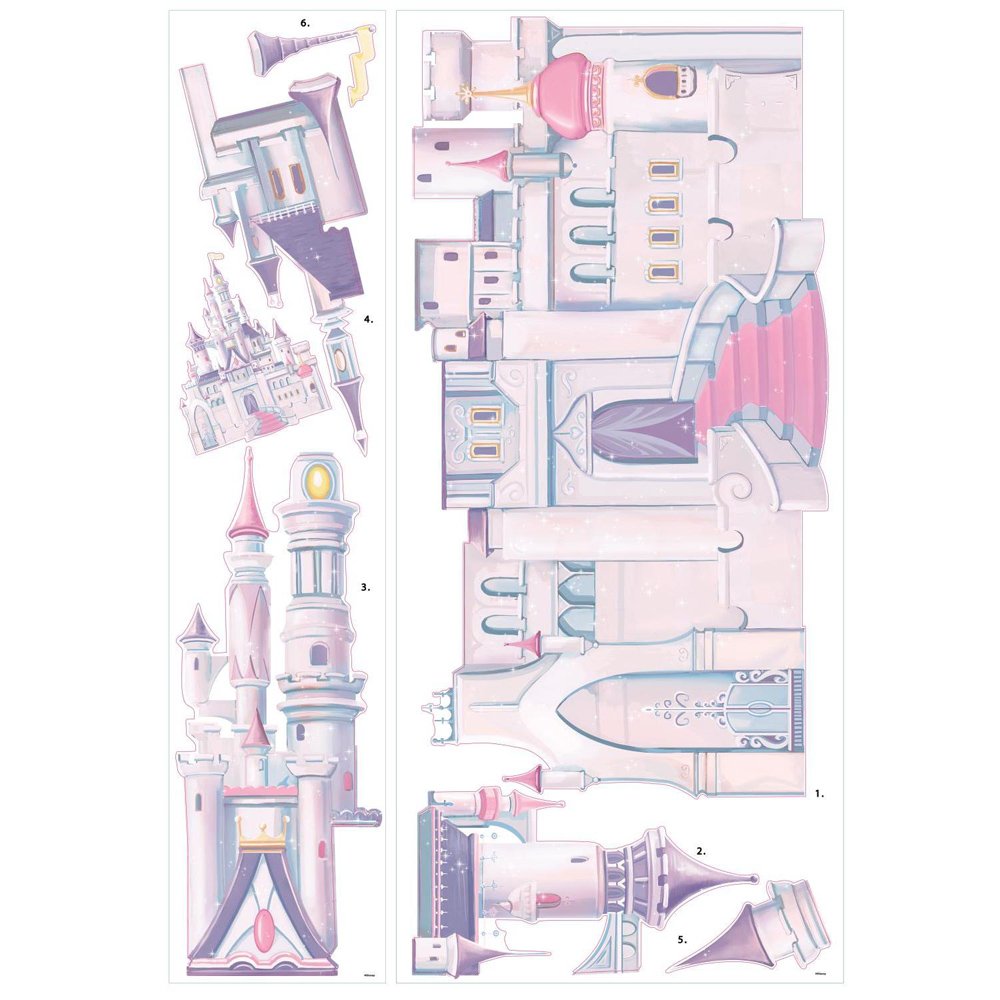 Roommates Rmk1546Gm Wall Decal, Castle