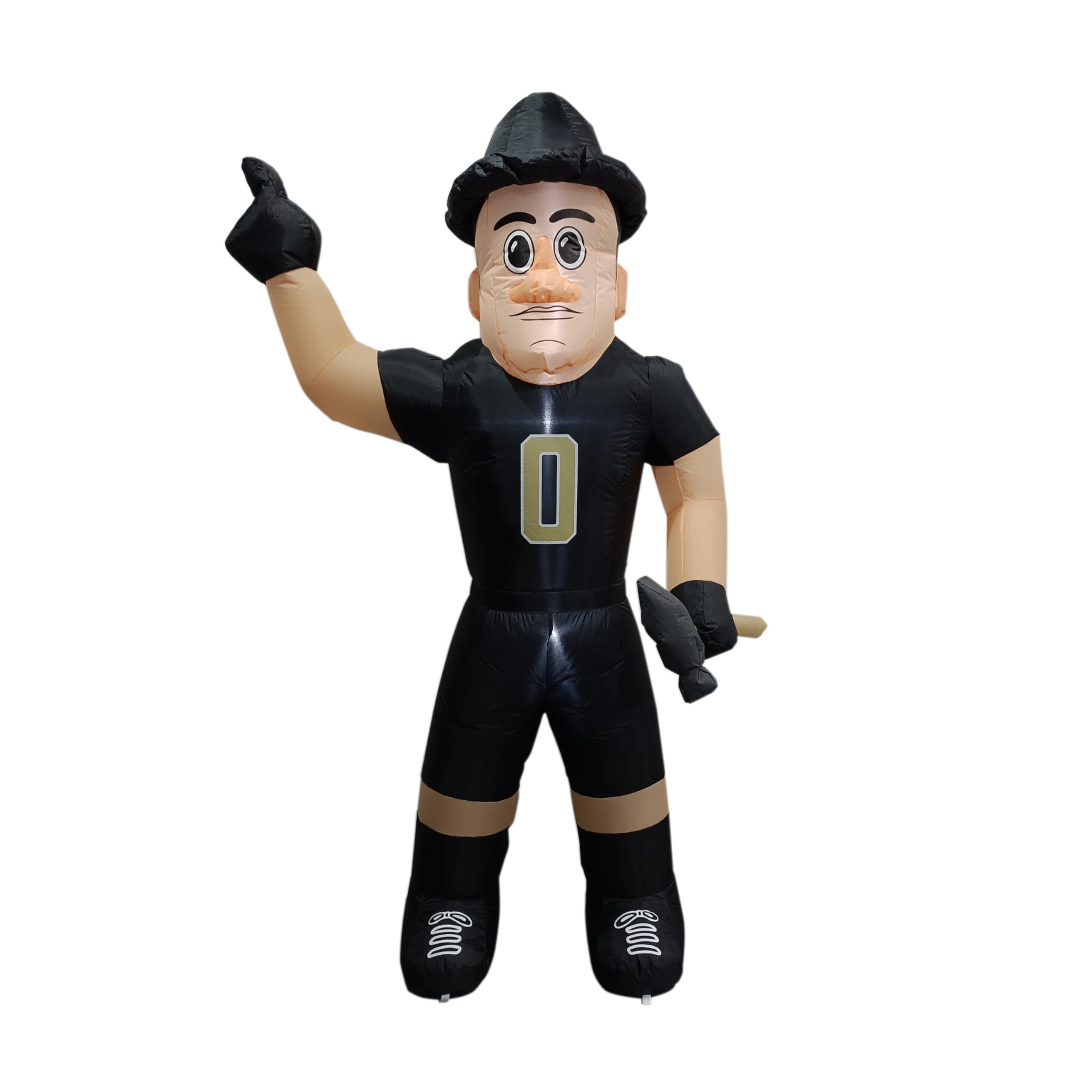 Logo Brands NCAA Purdue Boilermakers 7ft Inflatable Yard Mascot - Easy Inflation with 12V Blower, LED Lights for Indoor/Outdoor 