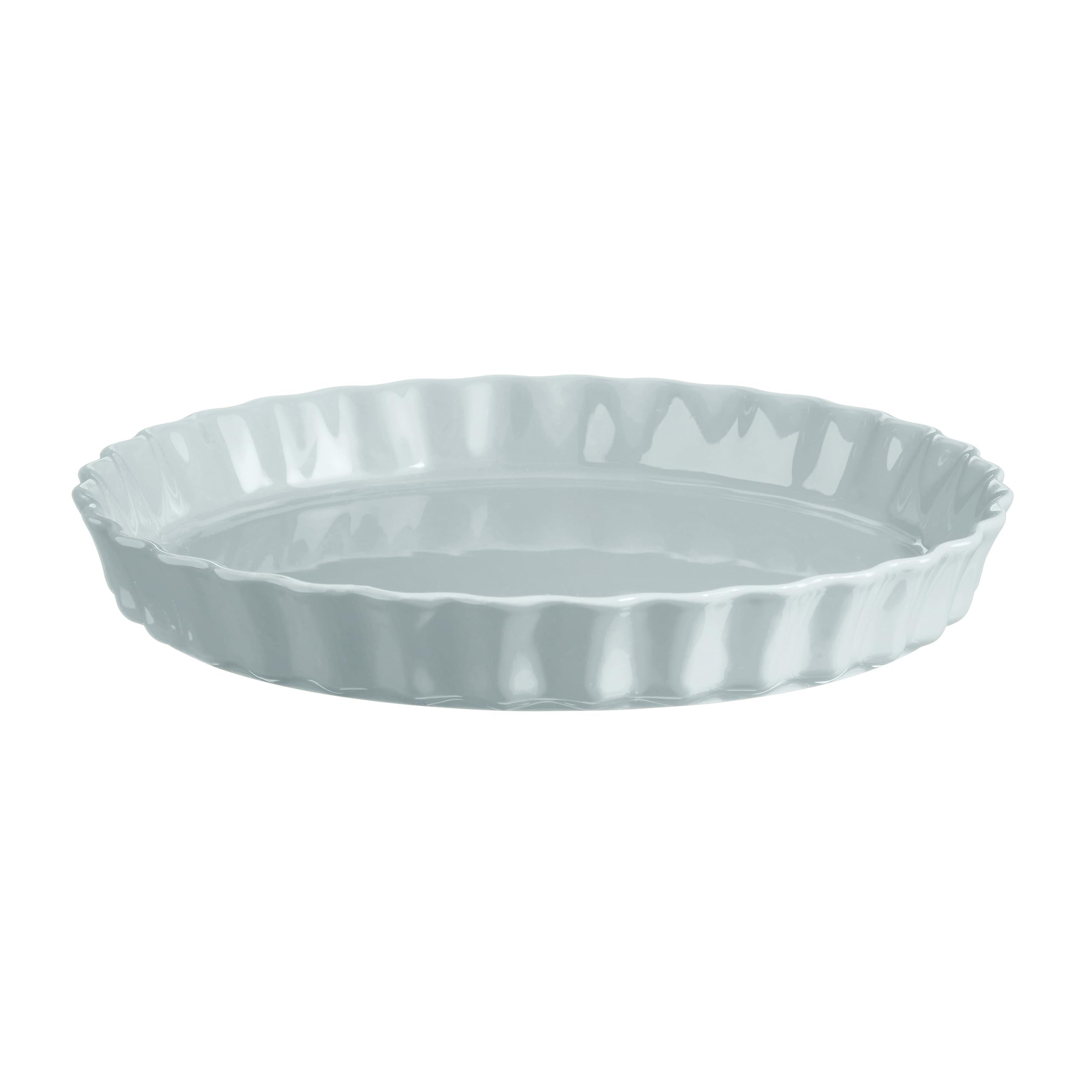 Emile Henry Made in France Ceramic TART DISH  11.6 x 1.6, Foam