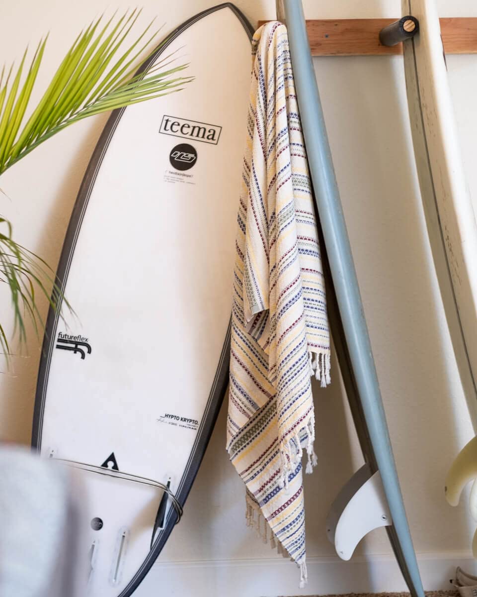 Teema Large Turkish Beach Towel - 100% Turkish Cotton - Sand Free - Fast Drying - Versatile And Multi-Use - The Shoreline (Color