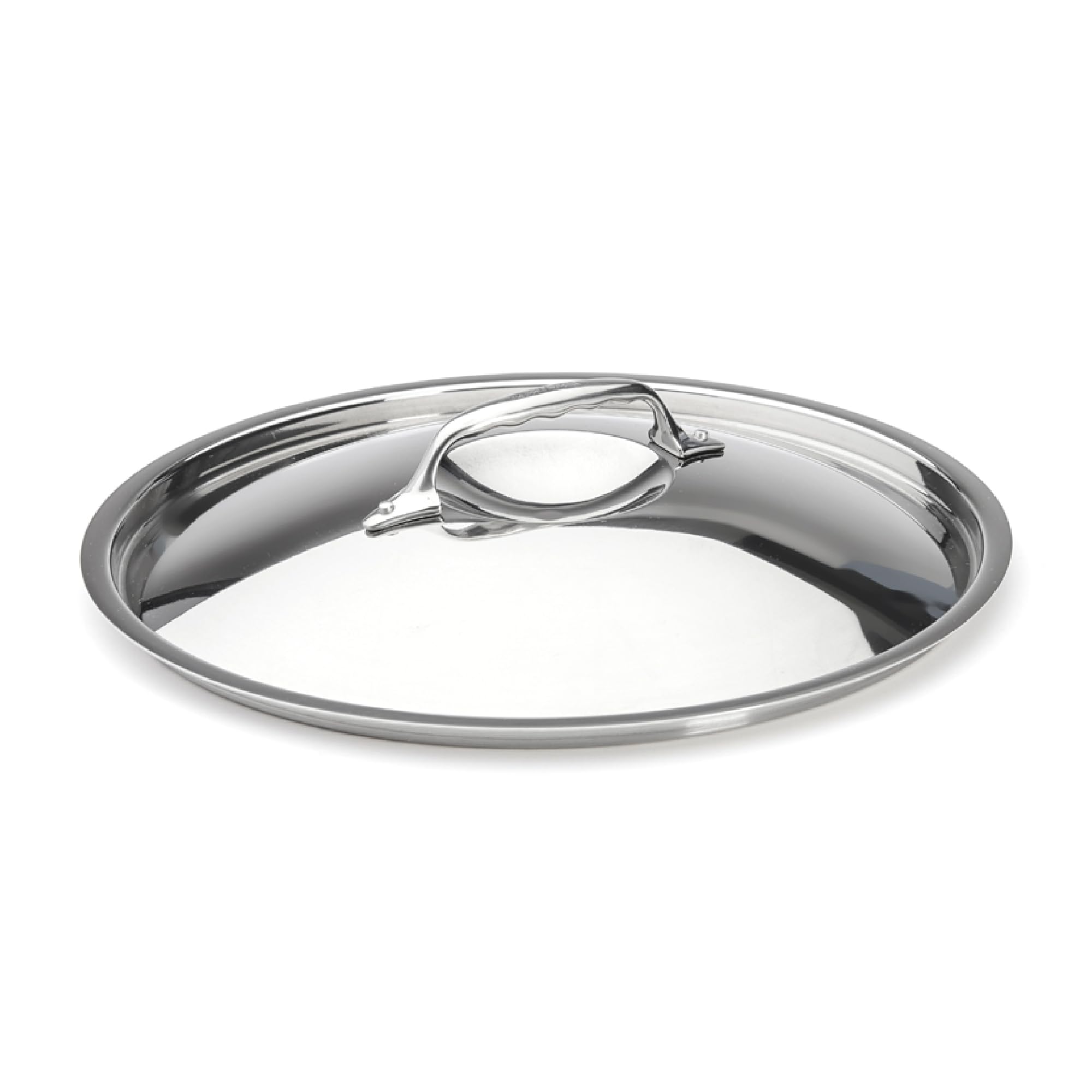 De Buyer Stainless Steel Lid, Polished - 11    - Compatible With 11'' Prima Matera Copper Or Affinity Stainless Steel Pan - Dish