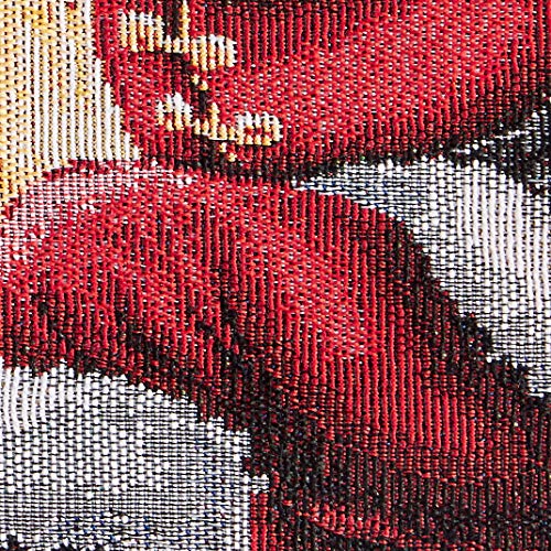 Decorative Christmas Santa Claus Design Tapestry, 13'' X 70'' Table Runner