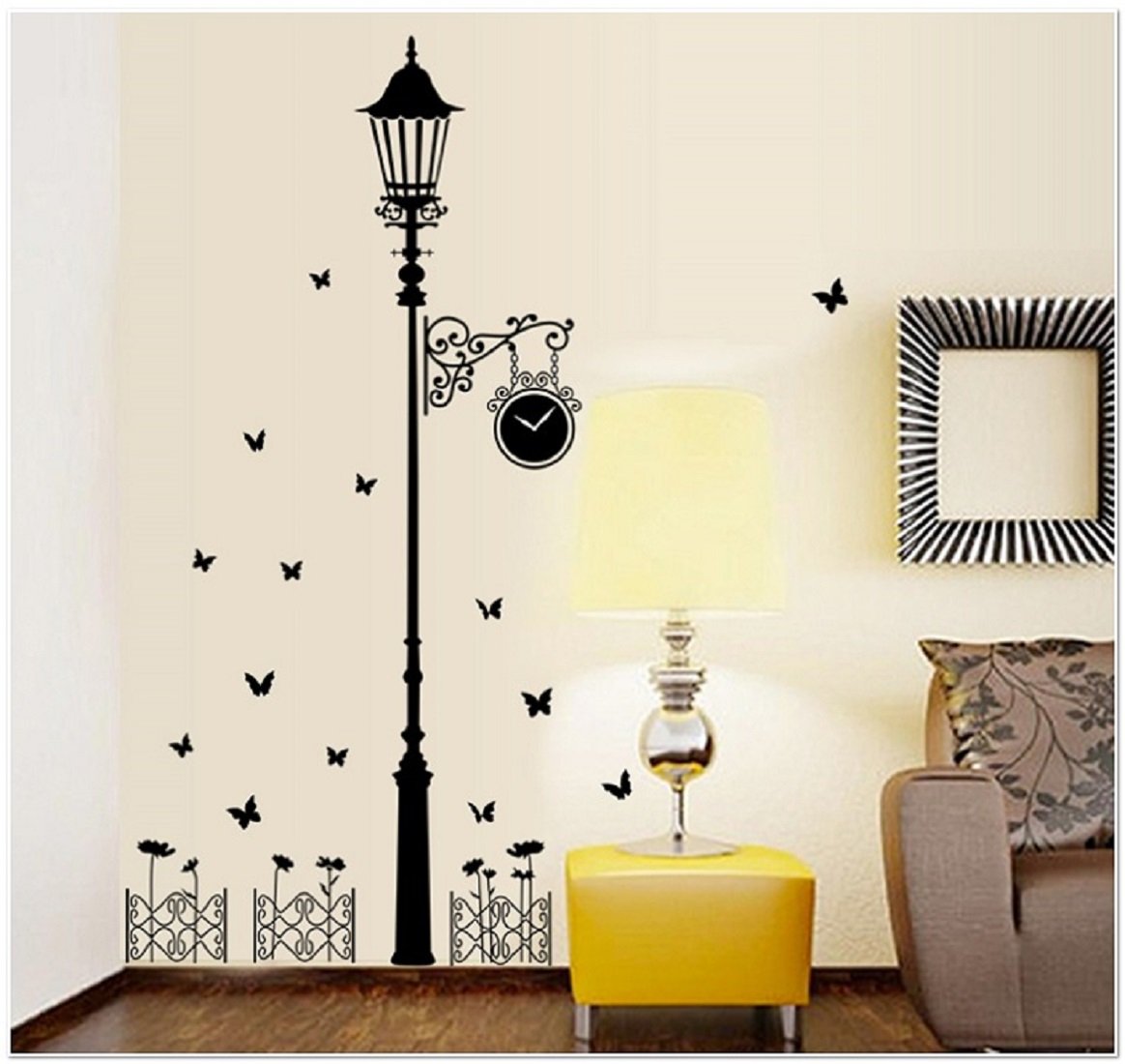 Jaamso Royals Cute Cloud And Rainbow Stickers For Walls, For Living Room, Wall Painting, Living Room Wall (30 Cm X 60 Cm)SelfA