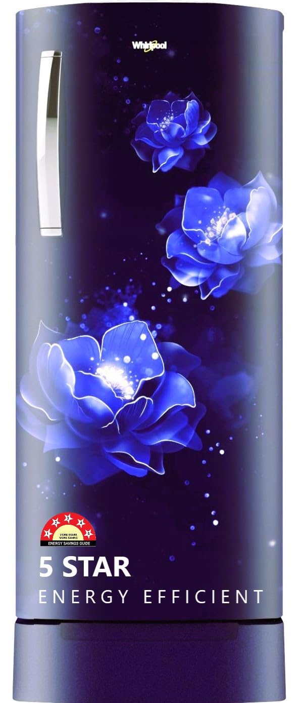 Whirlpool 207 L 5 Star Icemagic Pro Inverter DirectCool Single Door Refrigerator (230 Impro Roy 5S Inv Sapphire AbyssZ1, Blue)