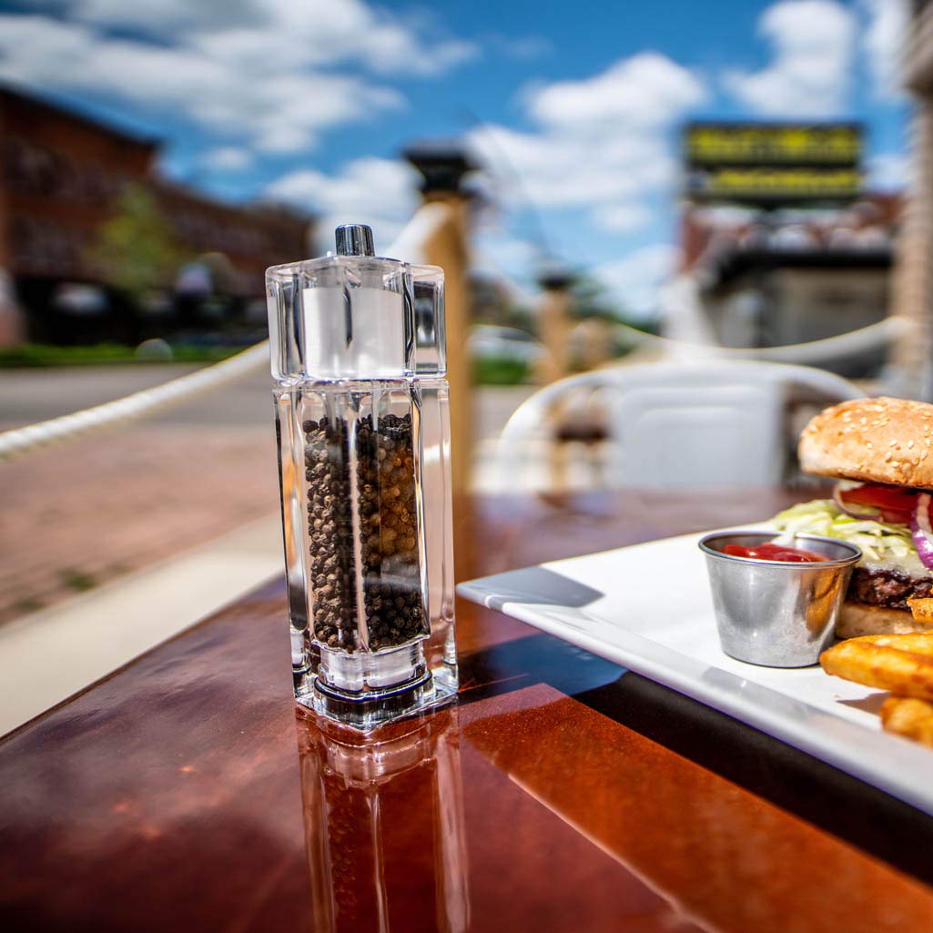 Chef Specialties 6.5 Inch Gem Combo Pepper Mill And Salt Shaker