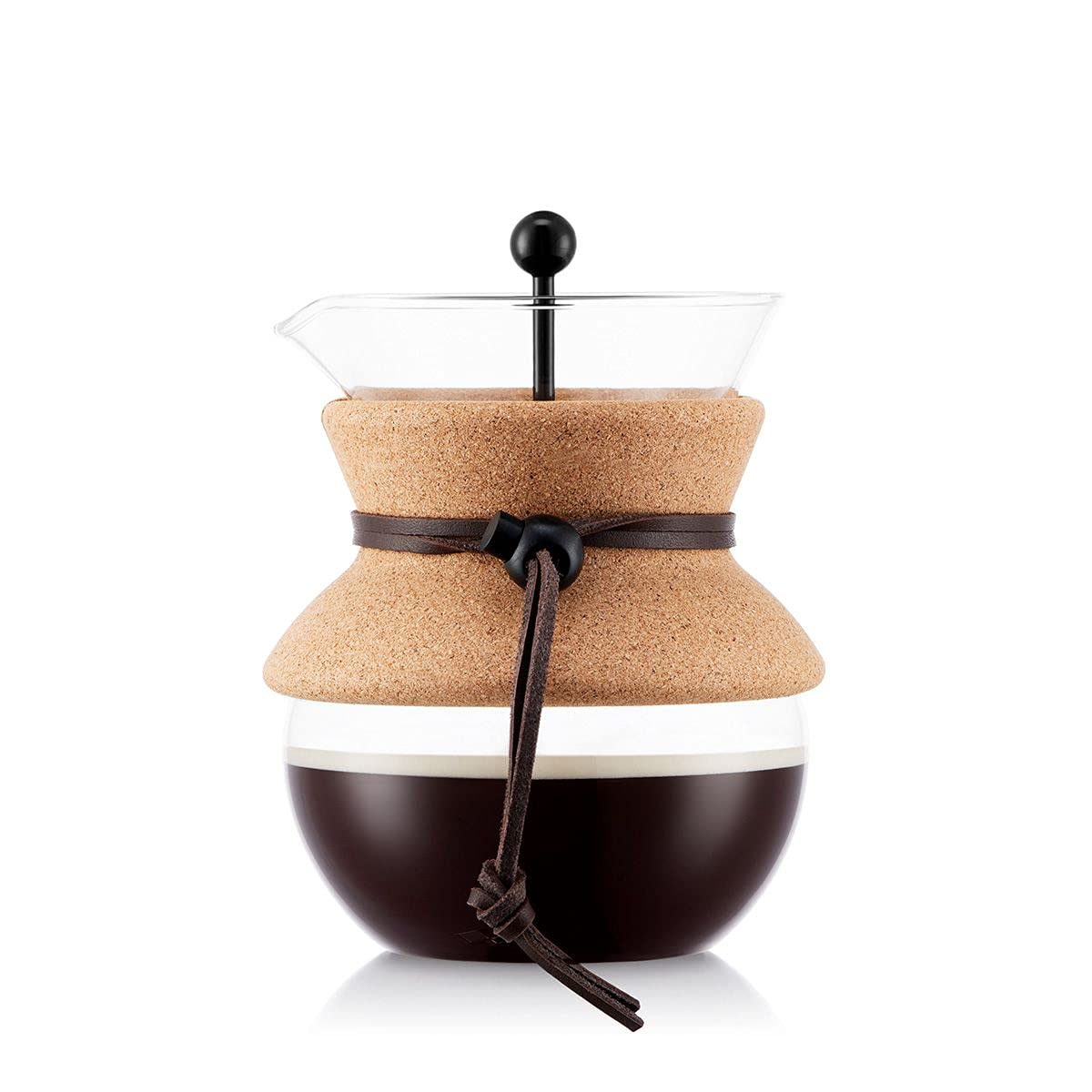Bodum Pour Over Coffee Maker, 17 Oz, Cork
