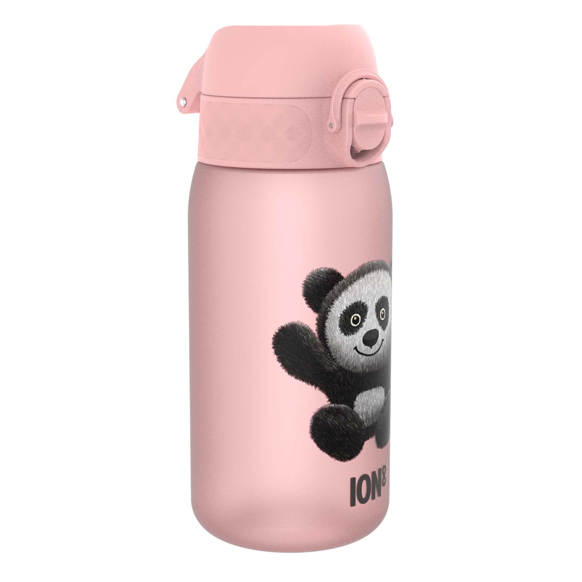 Ion8 Small Water Bottle, 350 ml/12 oz, Leak Proof, Easy to Open, Secure Lock, Dishwasher Safe, BPA Free, Carry Handle, Hygienic 